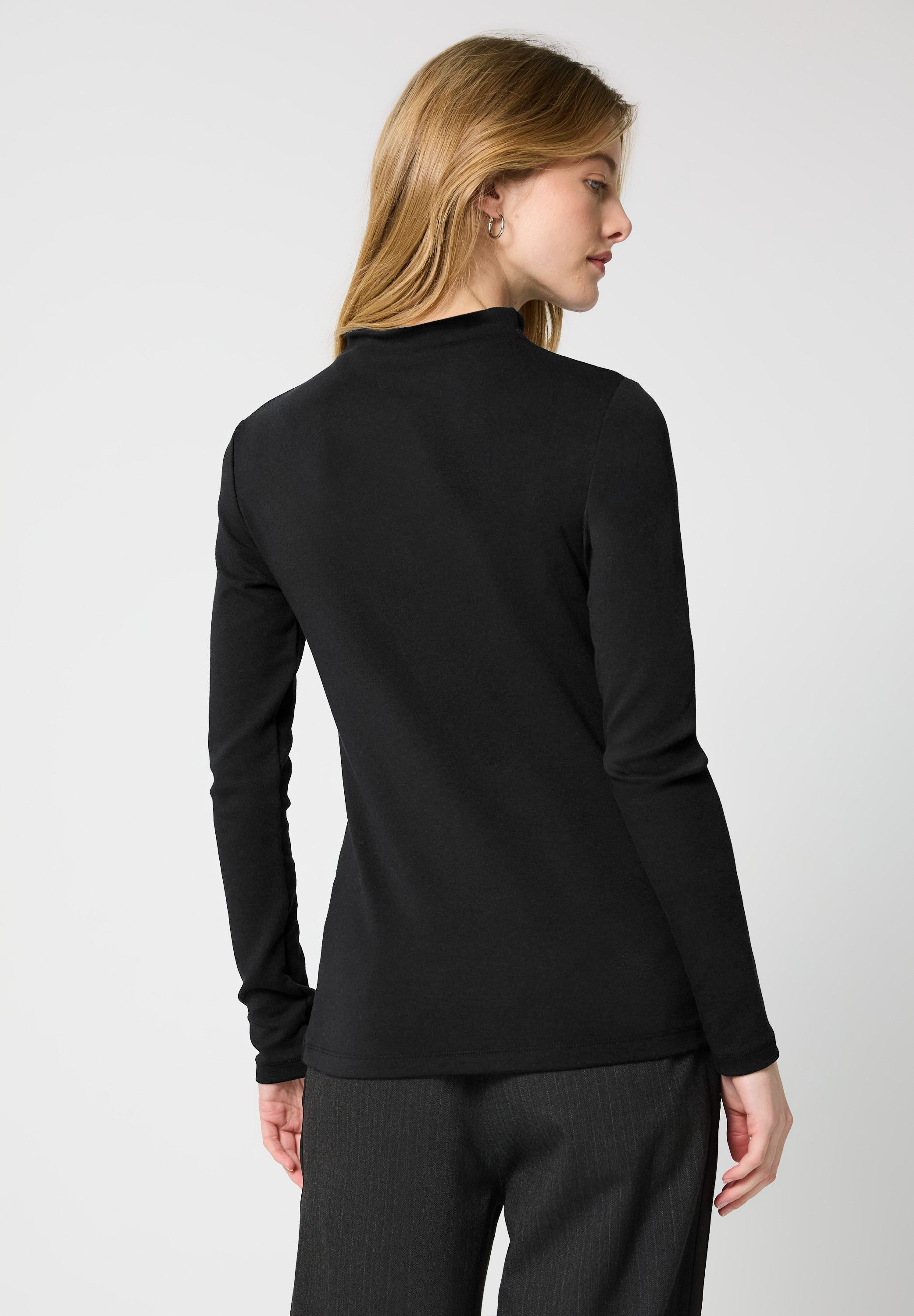 STREET ONE Langarmshirt mit Turtleneck günstig online kaufen