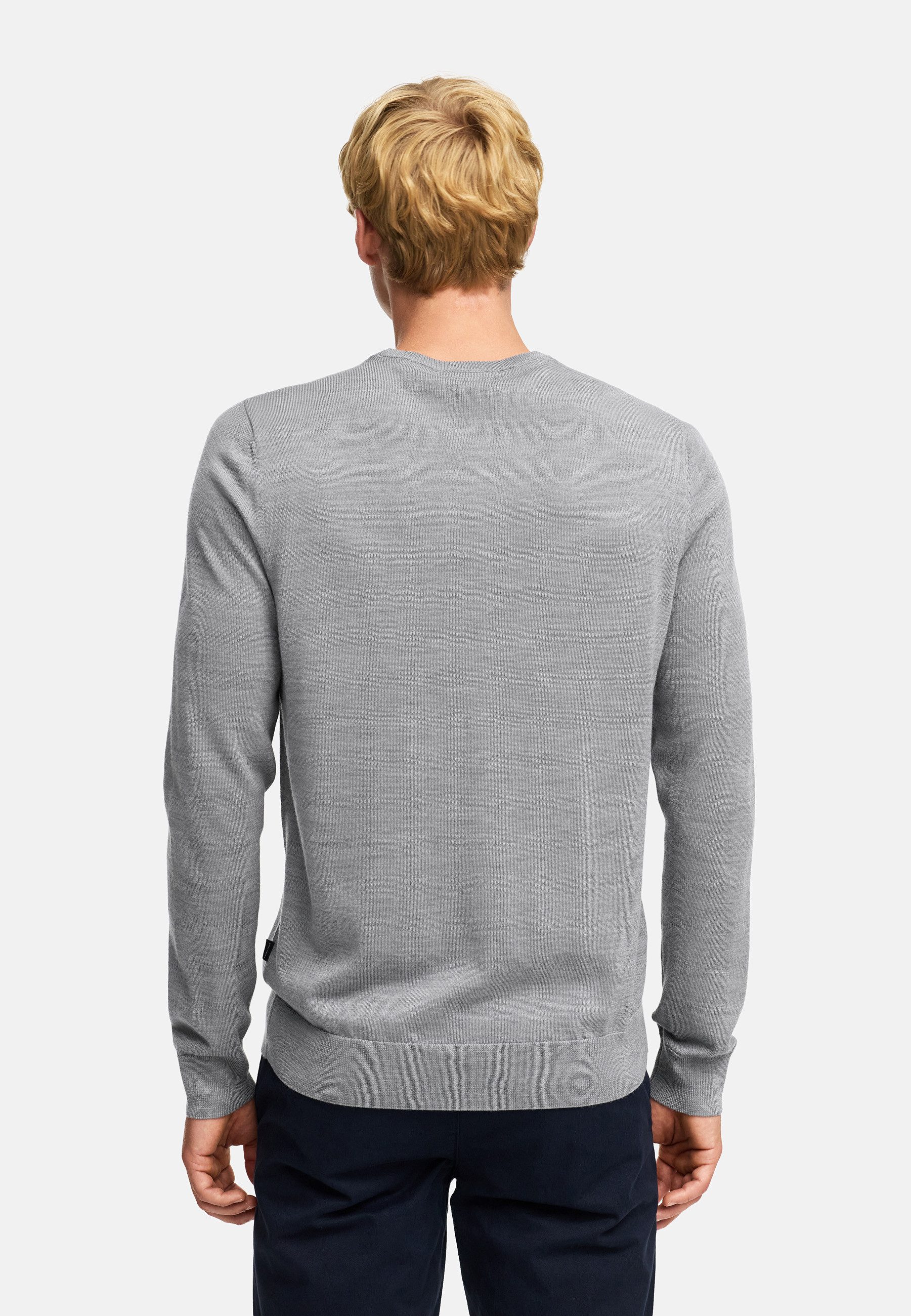 Kronstadt Strickpullover Herren KSJohannes Strickpullover Herrenpullover aus 100% Merinowolle mit Rundhalsausschnitt
