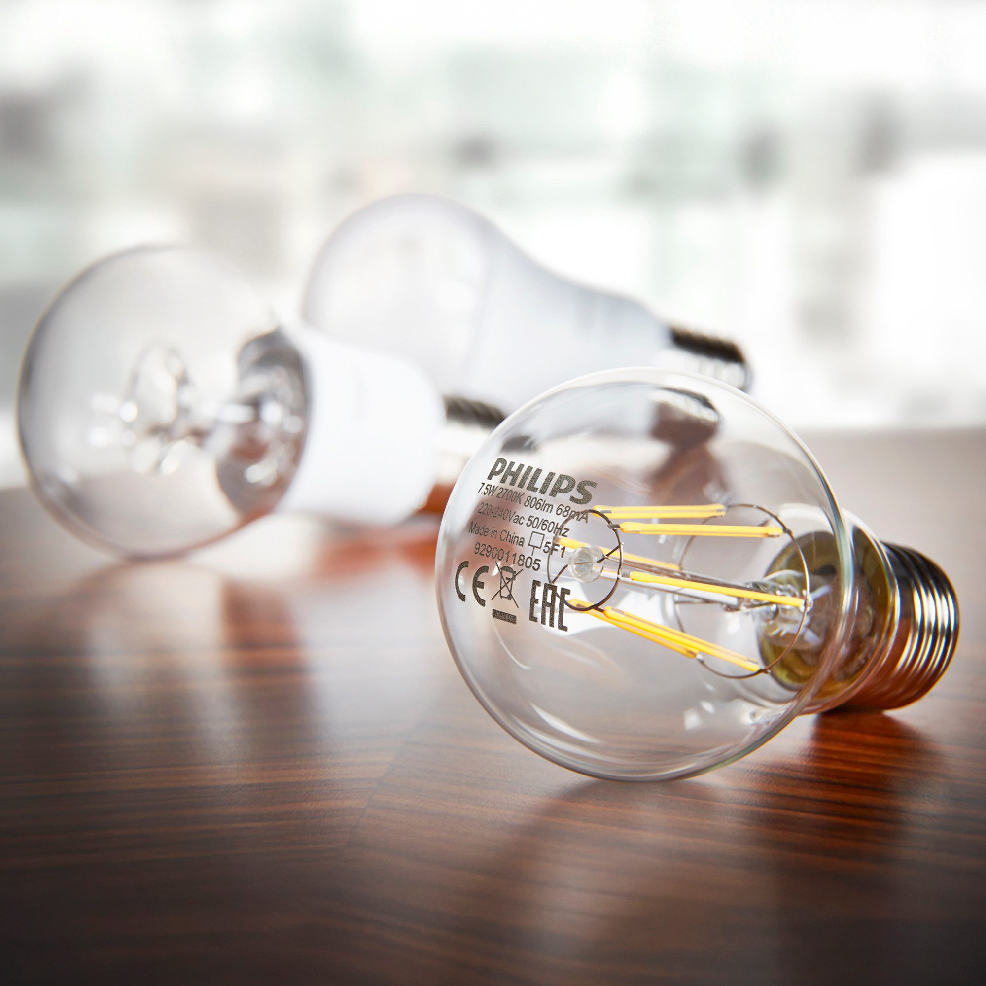 Philips LED-Leuchtmittel Classic 40W Non-Dim, E14, 6 St., Warmweiß