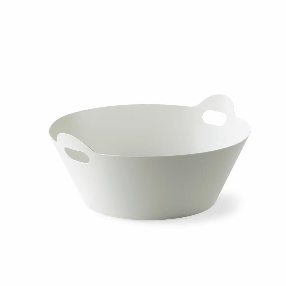 Authentics Aufbewahrungskorb Kübel 2Hands Weiß