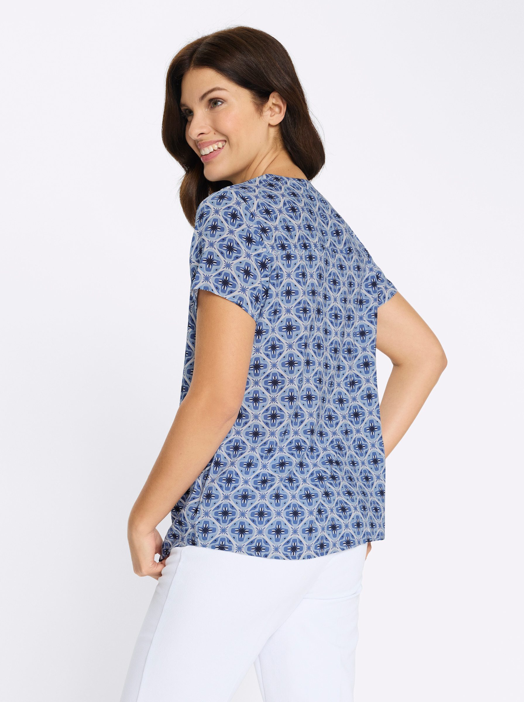 Sieh an! Klassische Bluse Schlupfbluse . günstig online kaufen