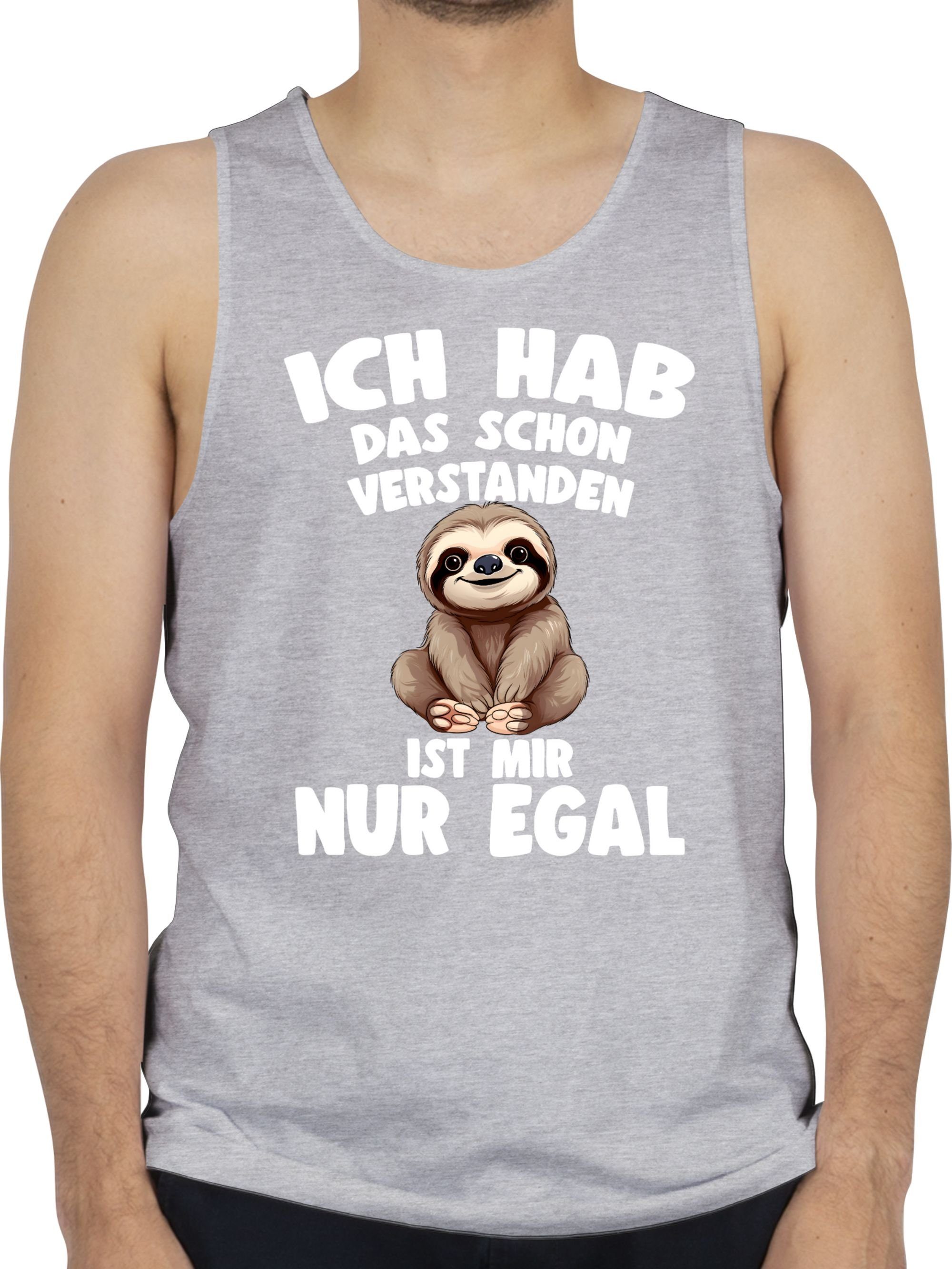 Tanktop Ich hab das schon verstanden ist mir nur egal I Lustiger Spruch Faulti