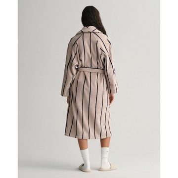 Gant Bademantel Gant Home Bademantel Stripe Robe Putty (L)