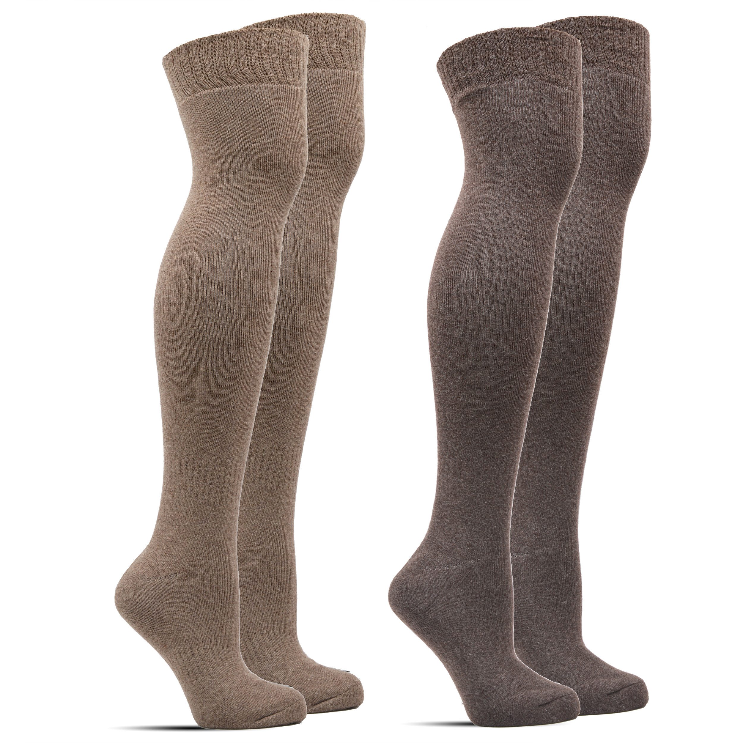 Frostfighter Overknees Damen Thermo Overknees (2-Paar) Vollfrottee Innenfut günstig online kaufen