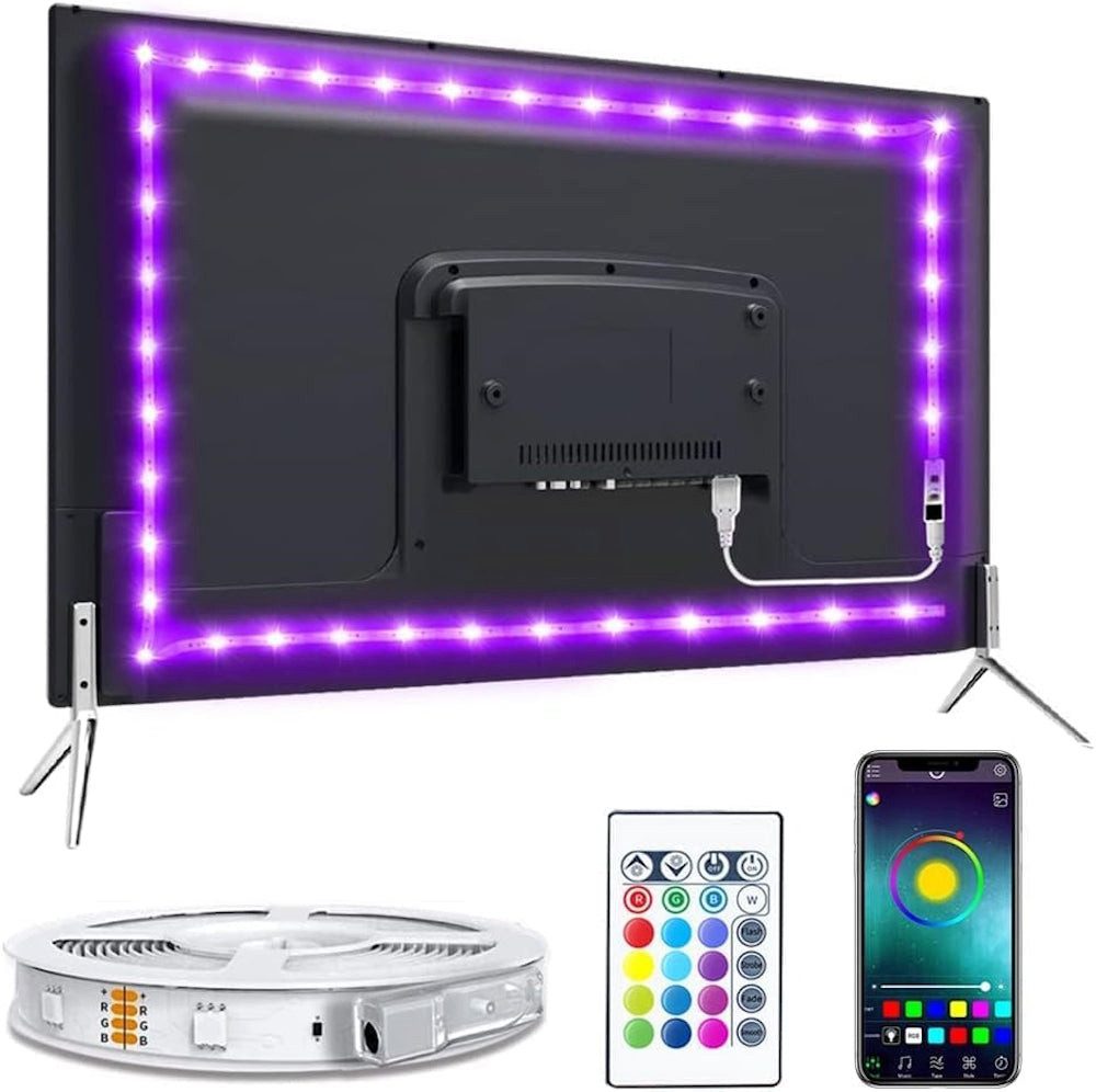 MEGAGOODS LED Streifen RGB 5050 3m günstig online kaufen
