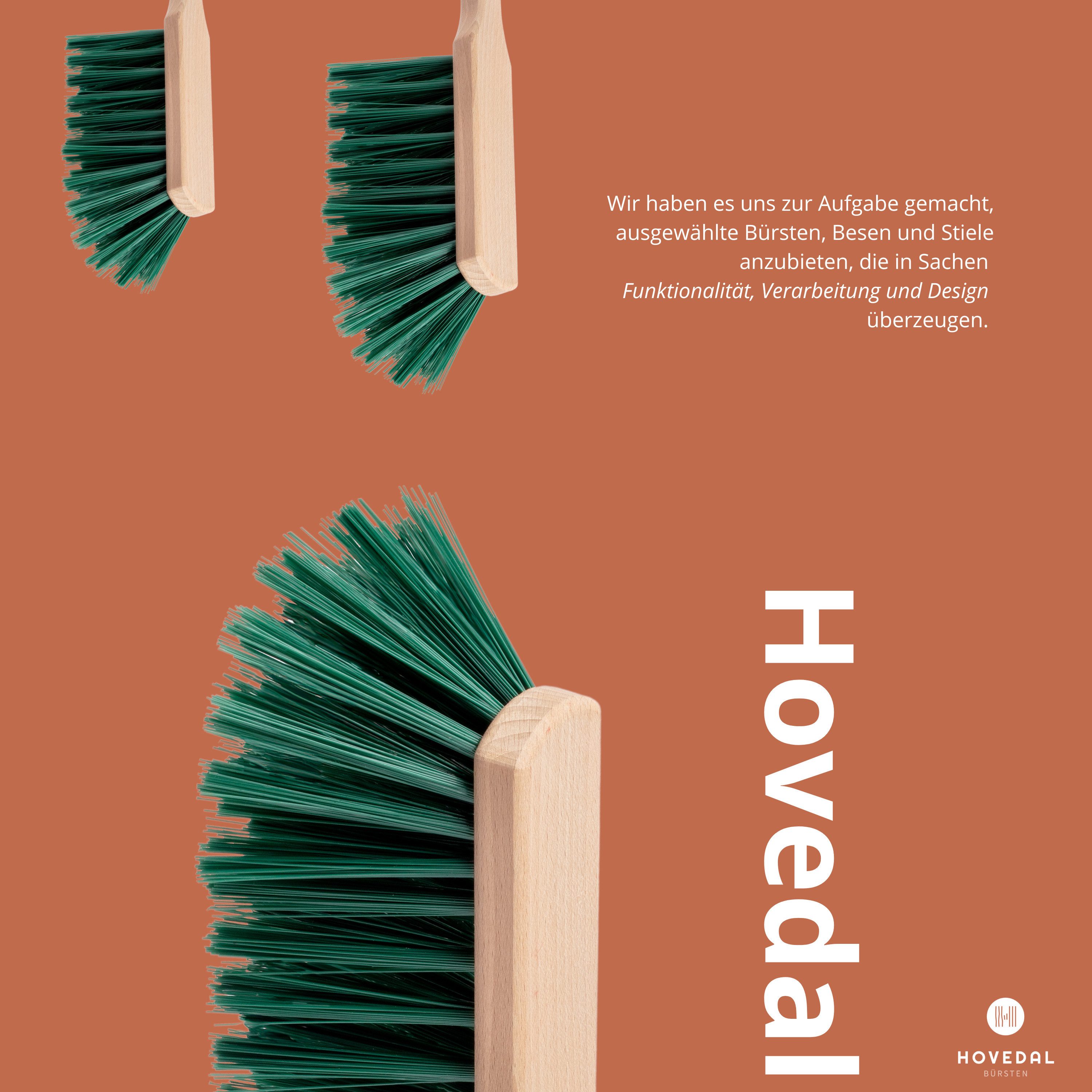 Hovedal Kehrgarnitur 2er Set Handfeger für Draußen, Gartenhandfeger, Handfeger für Garten, Handbesen aus Holz mit Borsten aus Kunststoff – Bild 5 von 5