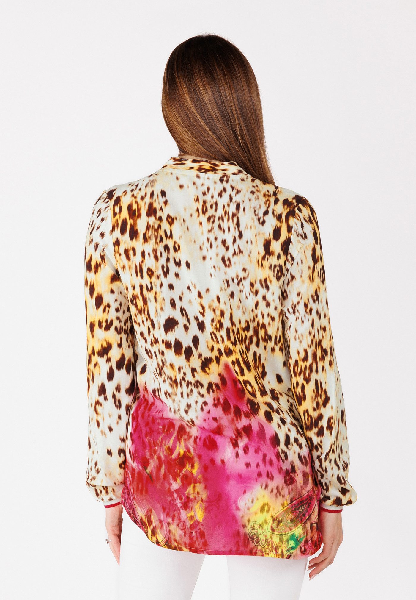 Key Largo Langarmbluse WB FLAVOUR v-neck (1-tlg)