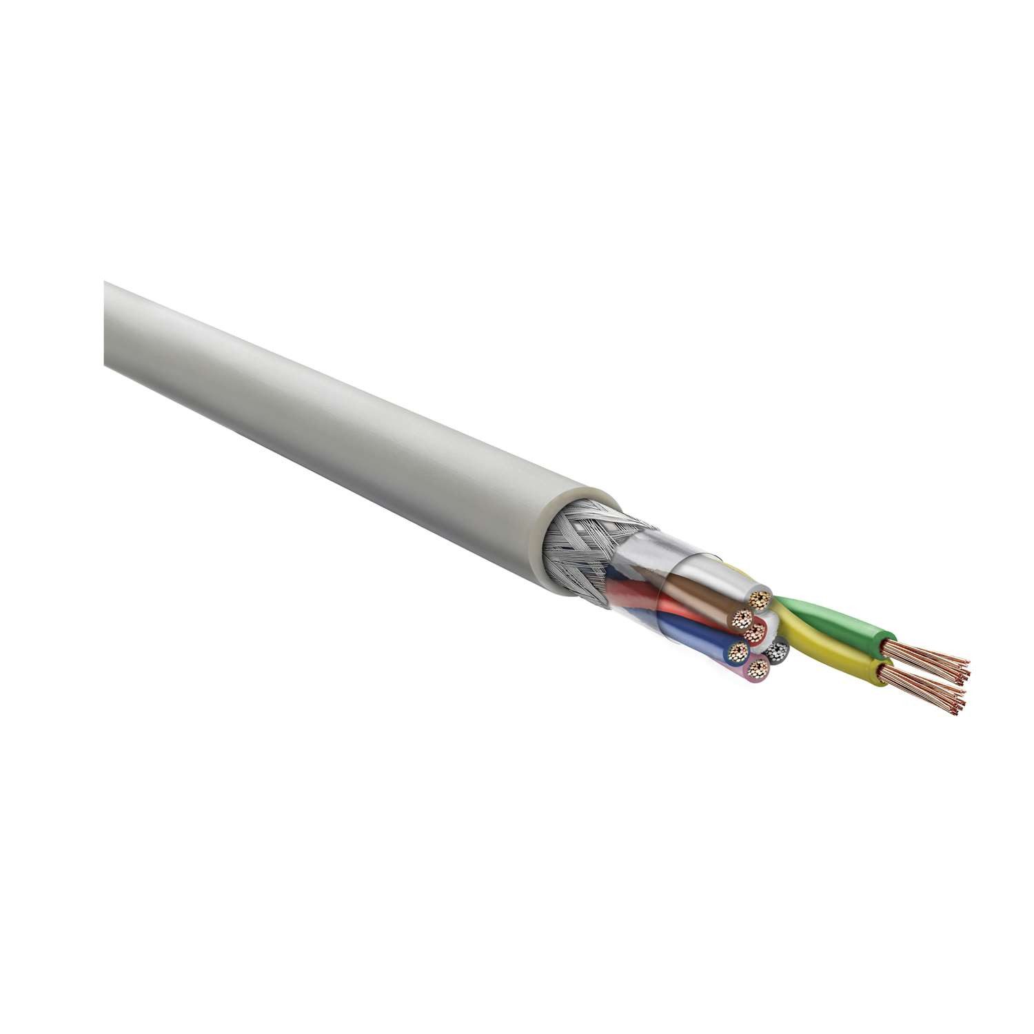 Helukabel Titel:LiYCY (TP) 4x2x0,25mm² Datenleitung geschirmt AD 7,6mm Betriebs Elektro-Kabel, (1 cm)