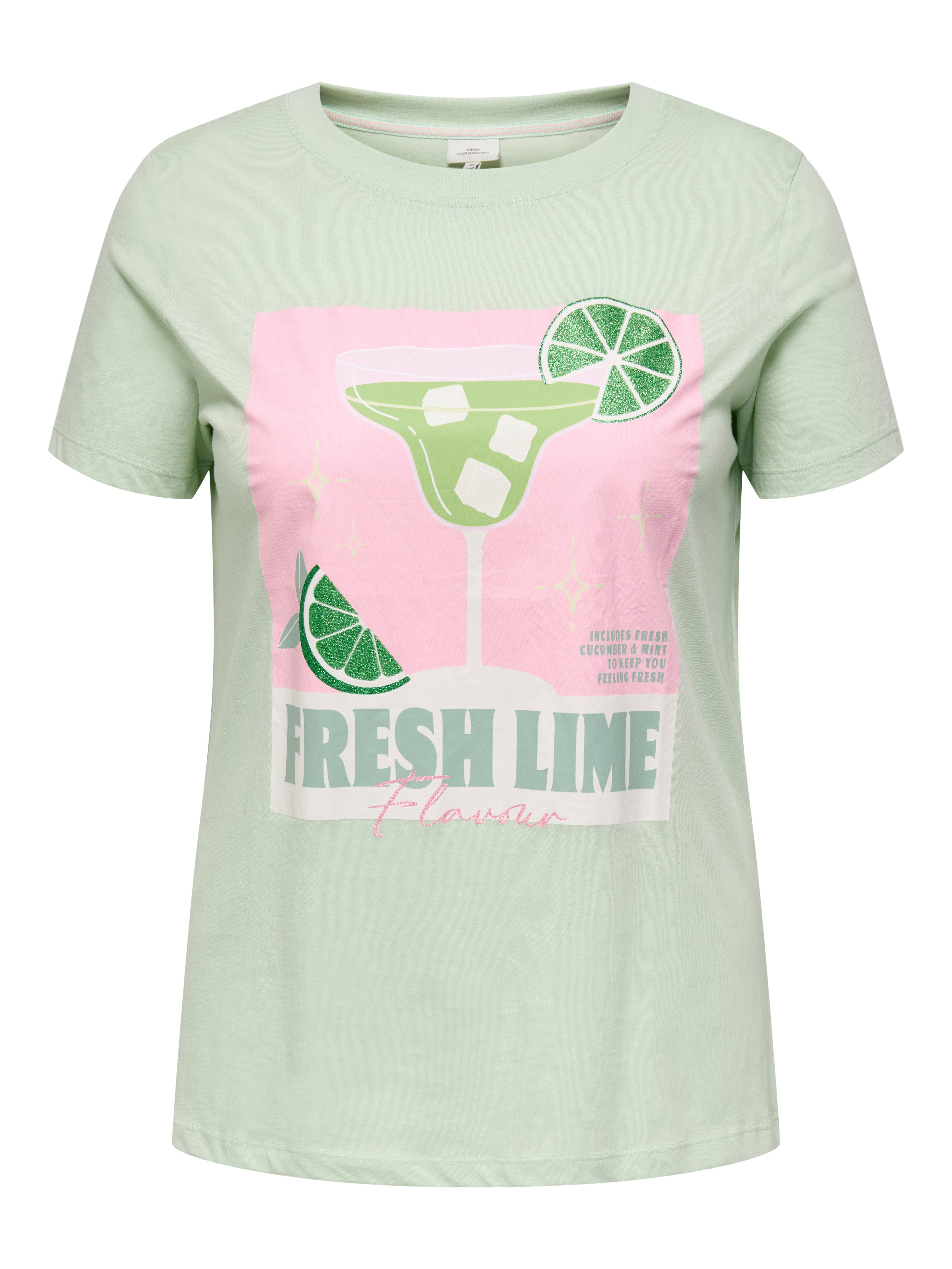 ONLY CARMAKOMA T-Shirt CARADDISON LIFE S/S O-NECK REG TEE JRS günstig online kaufen