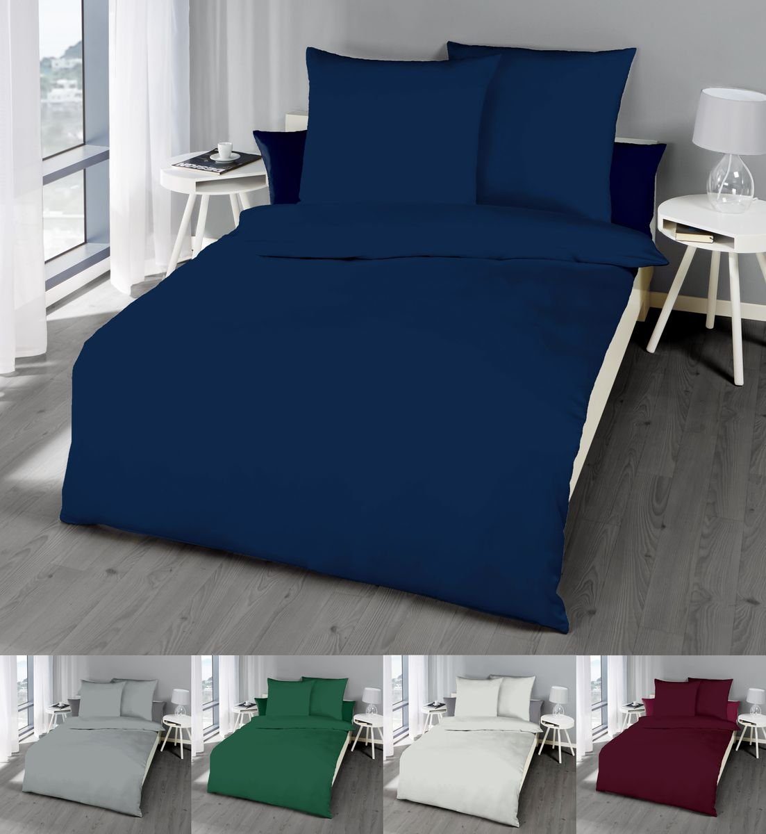 JACK Bettwäsche JACK by Kaeppel Uni Einfarbig große Farbauswahl versch. Grö günstig online kaufen