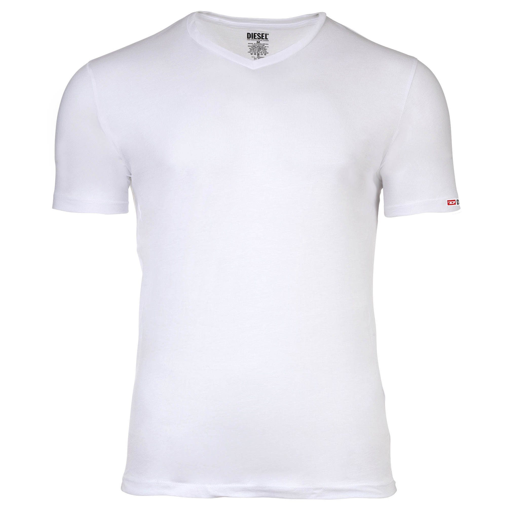 Diesel T-Shirt Herren T-Shirt 3er Pack Baumwolle (Packung, 3er Pack)