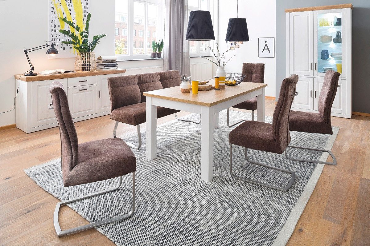 trendteam Sideboard Sideboard Brixen, Landhaus modern, Pinie Aurelio / Grandson Oak