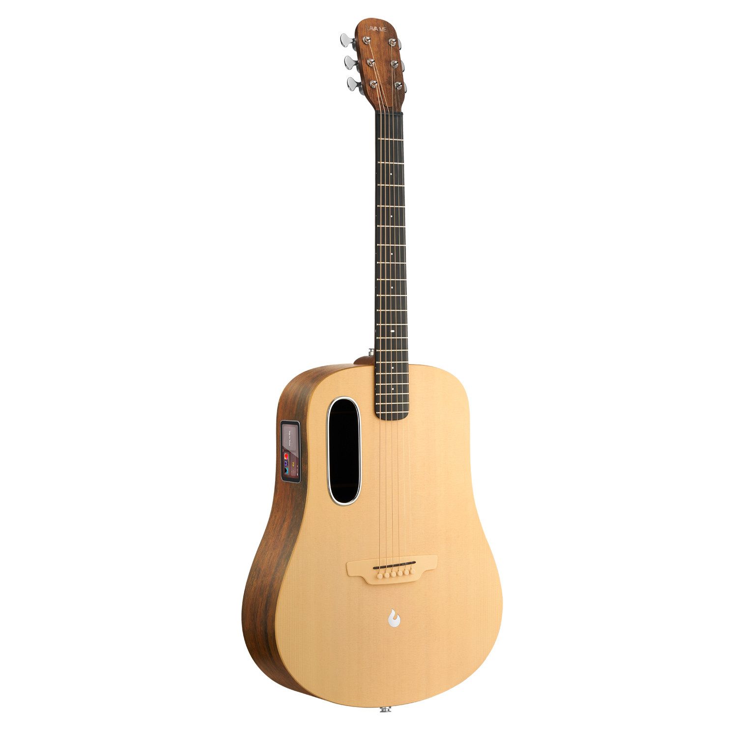 Westerngitarre Lava Music Gitarre ME4 Spruce 41 Zoll Woodgrain Brown