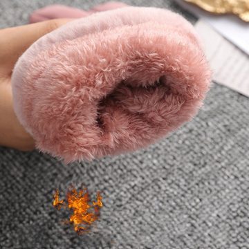 Rnemitery Fleecehandschuhe Damen Winter Touchscreen Handschuhe Warm Fleece Gefütterte Handschuhe
