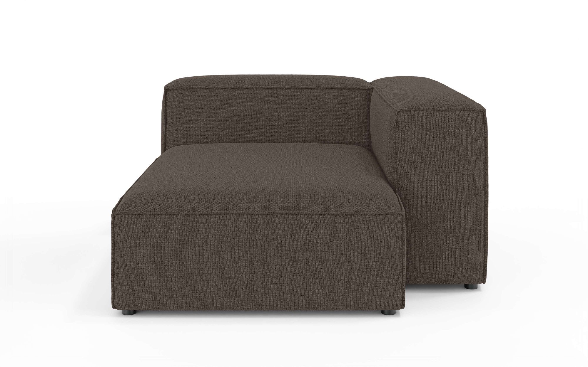 OTTO home Ottomane XL HAILY links/rechts bestellbar, extra tief, Maße B/T/H: 130/160/72cm, als Modul oder separat verwendbar, für individuelle Zusammenstellung