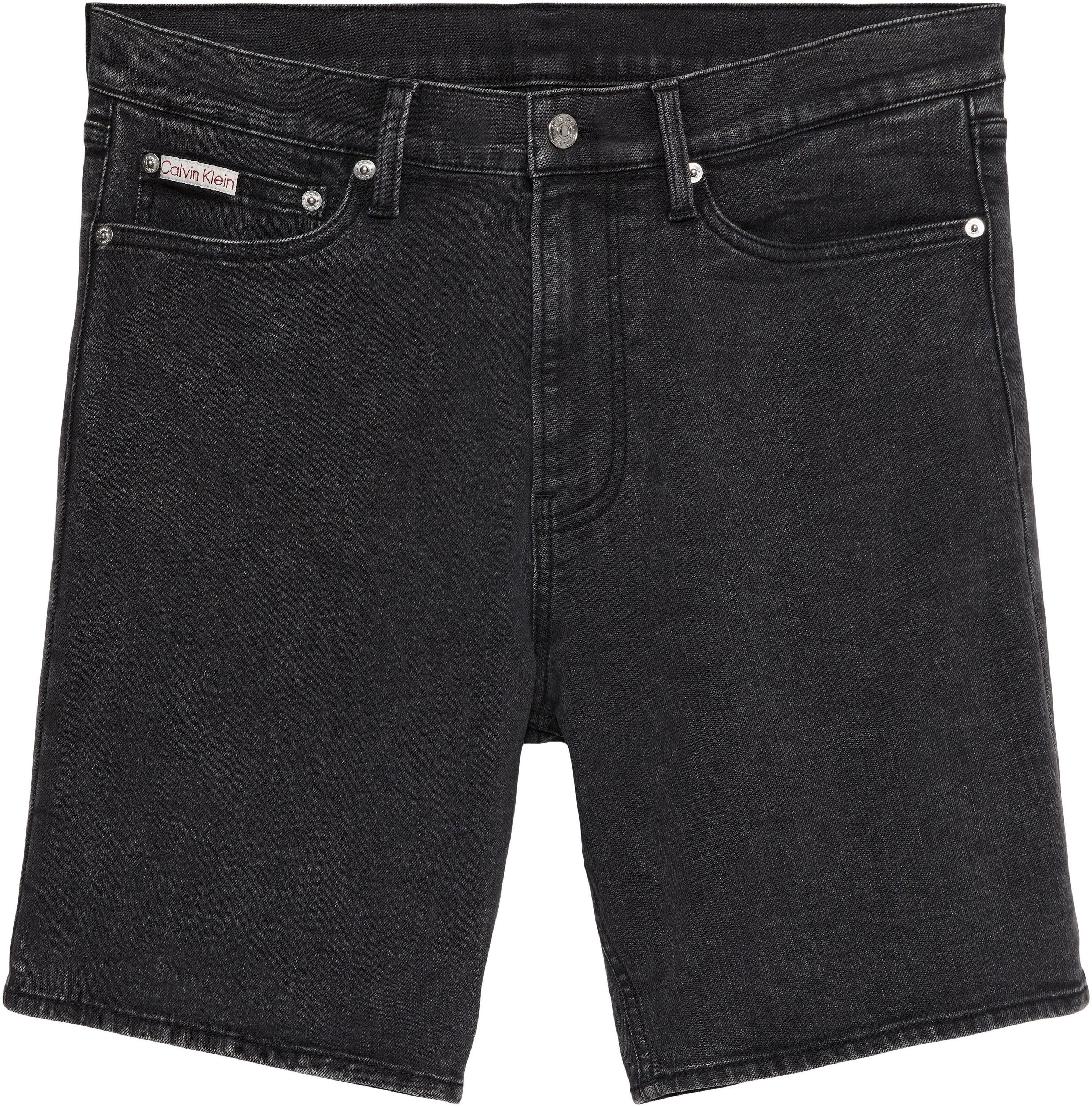 Calvin Klein Jeans Shorts SLIM ESSENTIAL BLACK SHORT Slim fit mit praktisch günstig online kaufen