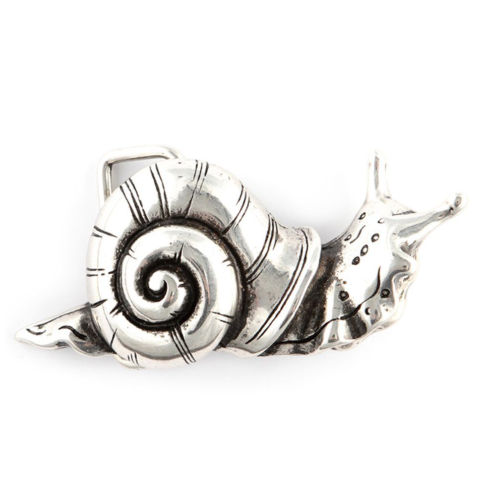 Cassandra Accessoires Gürtelschnalle Wechselschnalle Gürtelschließe Buckle "Snail" im außergewöhnlichen Design