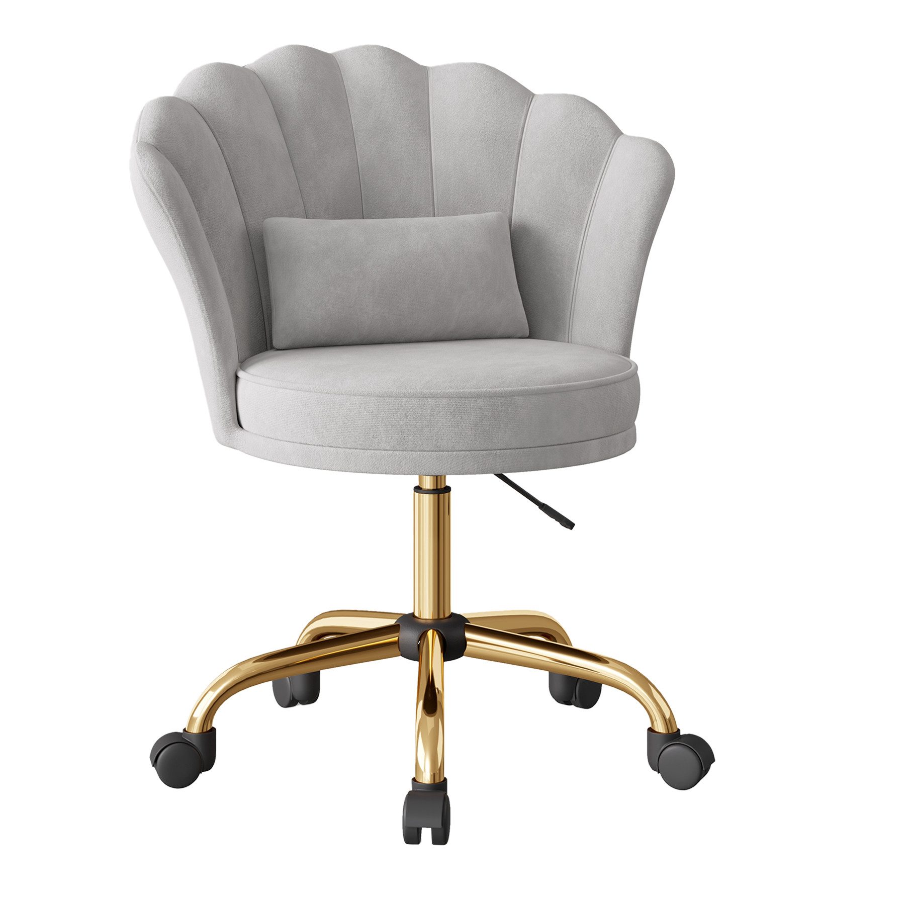 HawthyHome Bürostuhl Schreibtischstuhl mit Blütenrückenlehne, drehbar und h günstig online kaufen