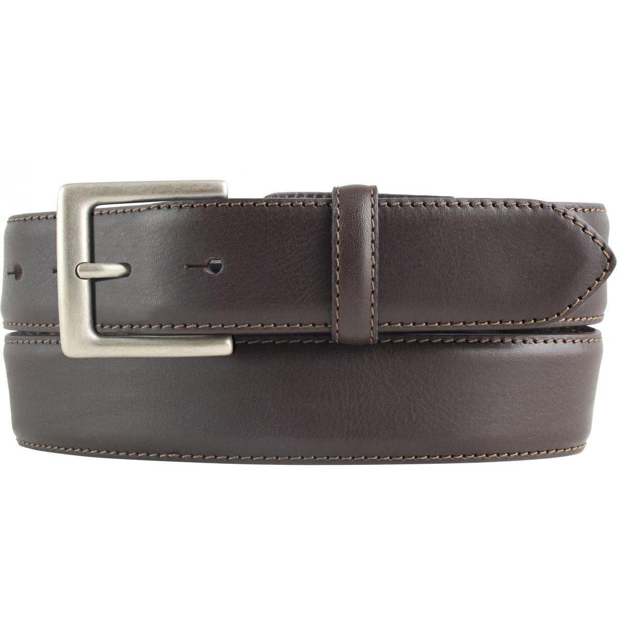 BELTINGER Ledergürtel Hochwertiger Gürtel aus Vollrindleder 3,5 cm - Bombierter Ledergürtel (1-St)