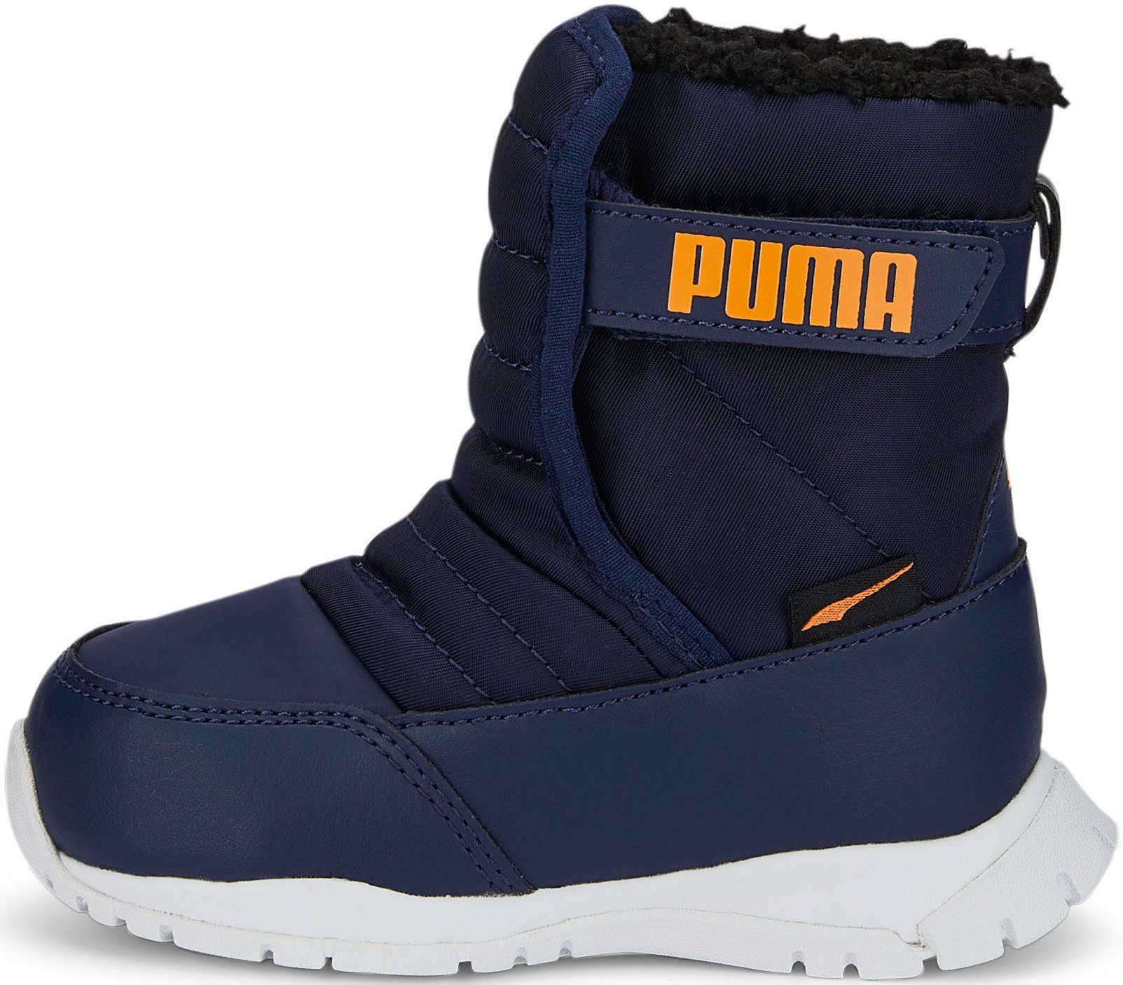 PUMA NIEVE BOOT WTR AC mit INF Sneaker Orange Peacoat-Vibrant Klettverschluss