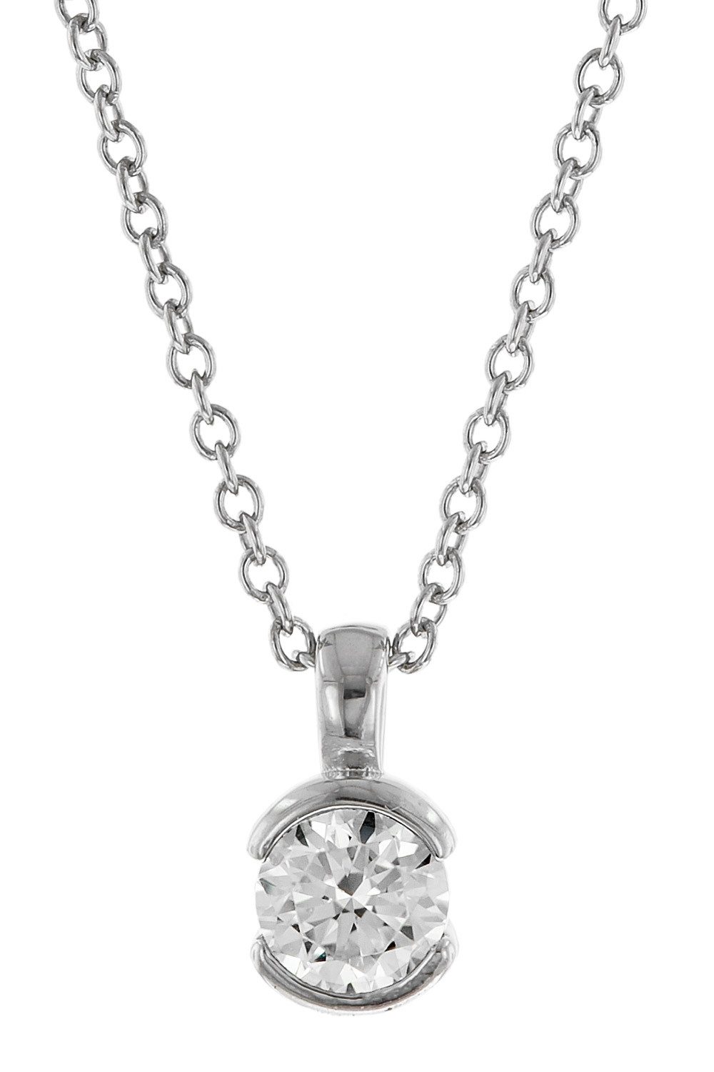 VIVENTY by Adler Collier Damen-Silber 925 Zirkonia