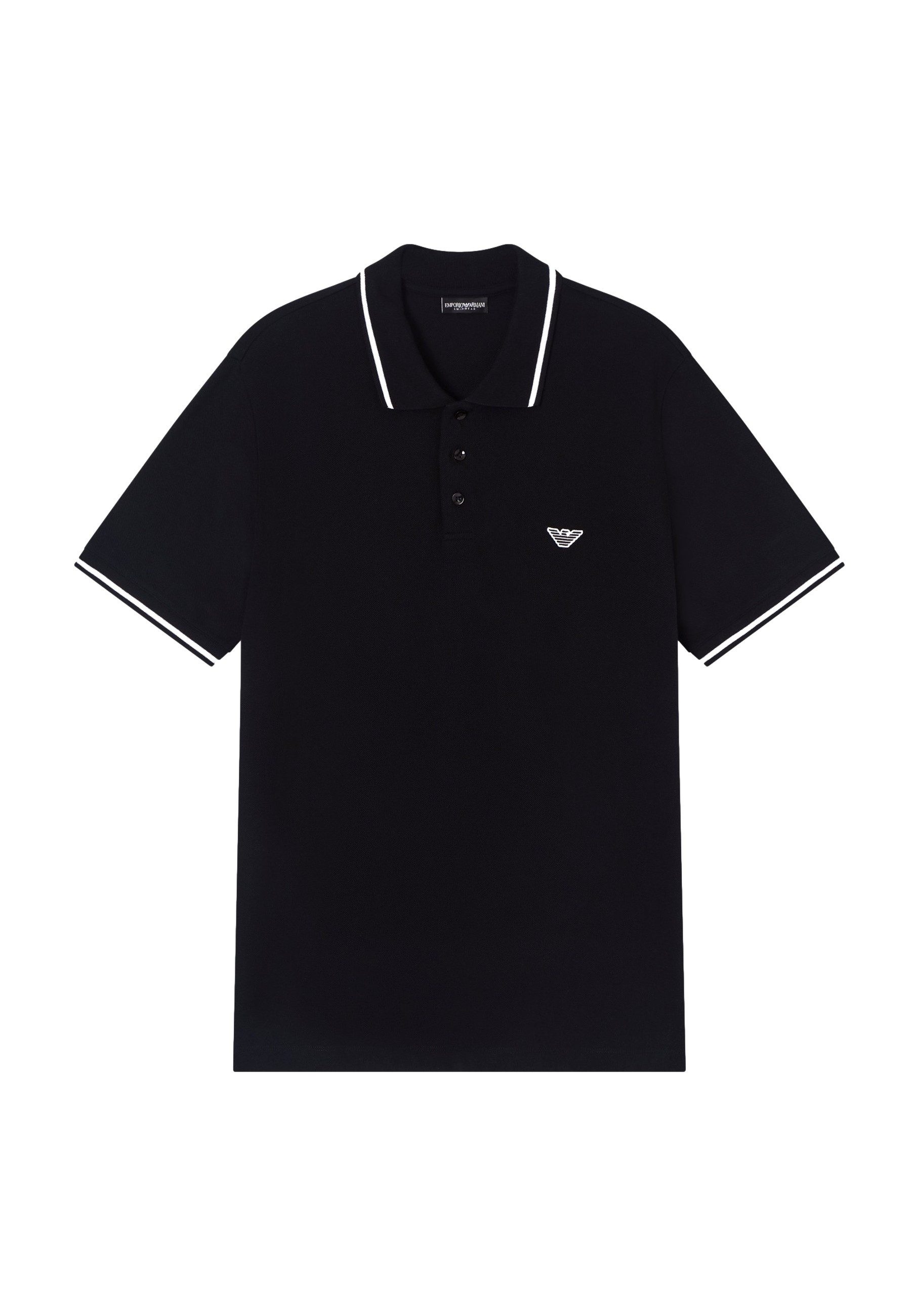 Emporio Armani Poloshirt Poloshirt Kurzarmshirt mit Polokragen (1-tlg., 1)