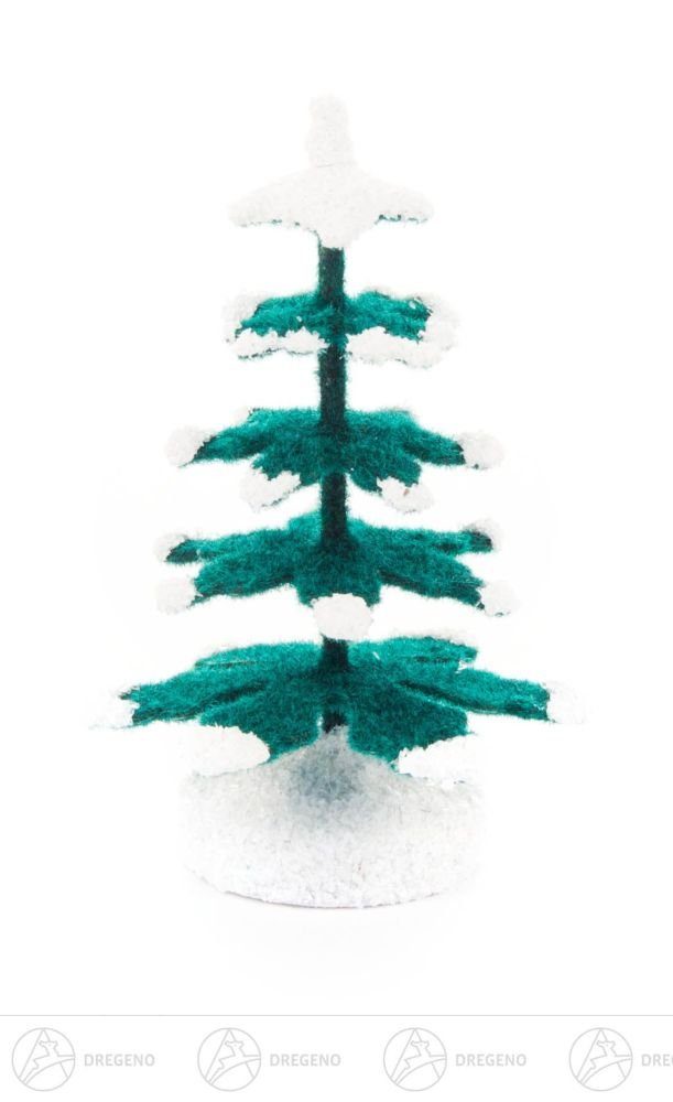 Kunstbaum Baum Fichte weiß Höhe ca 6,5 cm NEU, Dregeno Erzgebirge, Höhe 6,5 cm