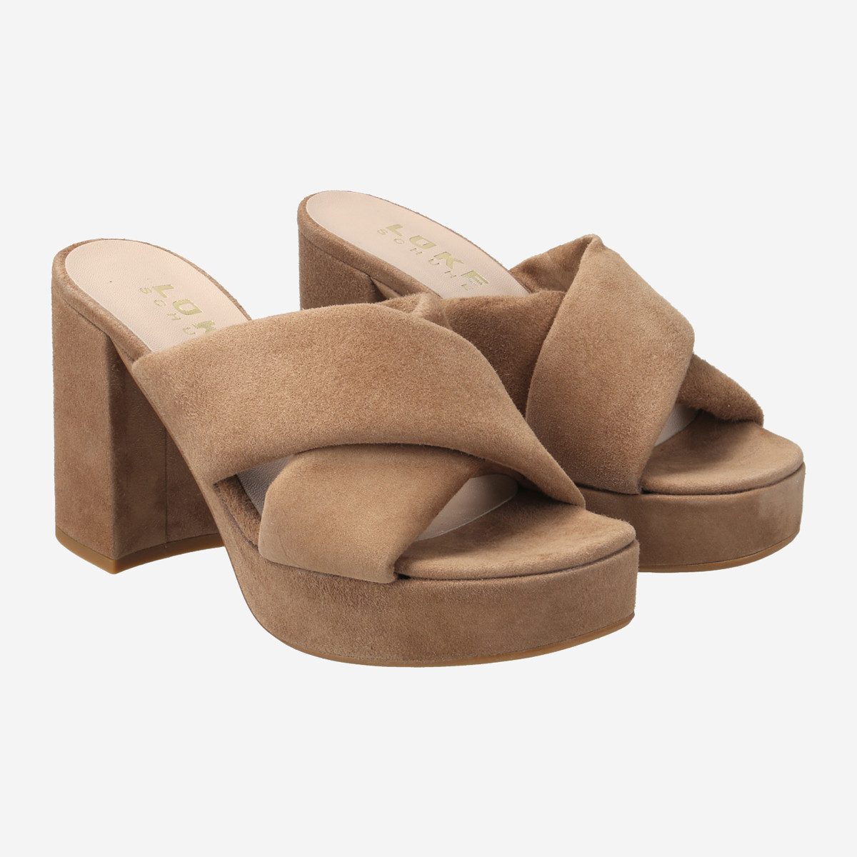 Lüke Schuhe Lüke Schuhe MELODY CUOIO, Sandaletten, Beige, Damen Sandalette