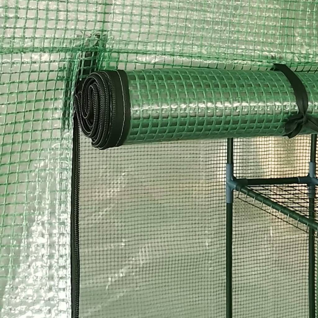 vidaXL Gewächshaus Gewächshaus mit Reg... vidaXL Gewächshaus Gewächshaus mit Reg...