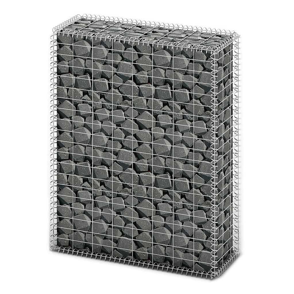 vidaXL Gartenzaun Steinkorb Gabione mit Deckeln günstig online kaufen