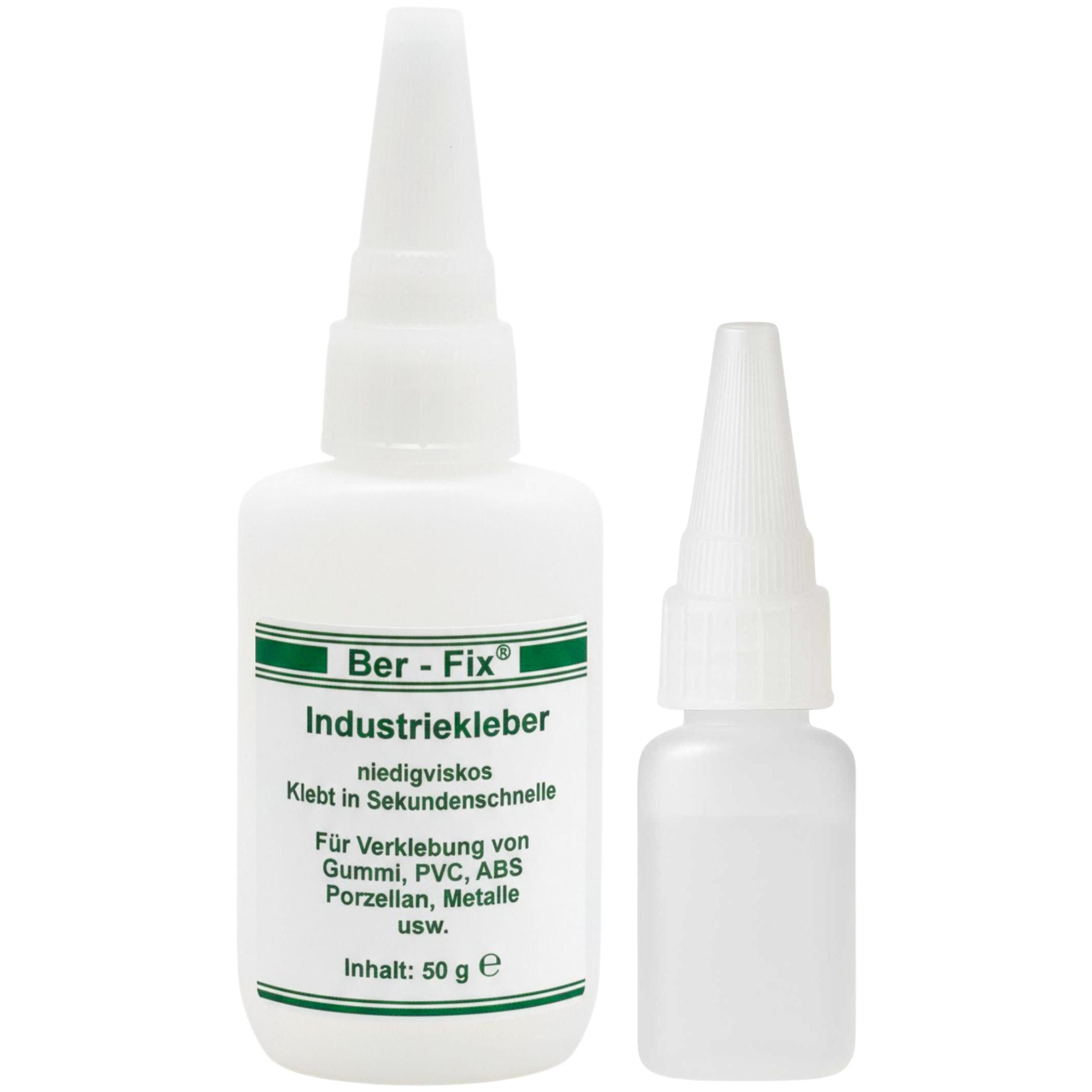Ber-Fix Sekundenkleber Industriekleber BFX-11000 niedrigviskos, (Packung), kapillar, transparent aushärtend