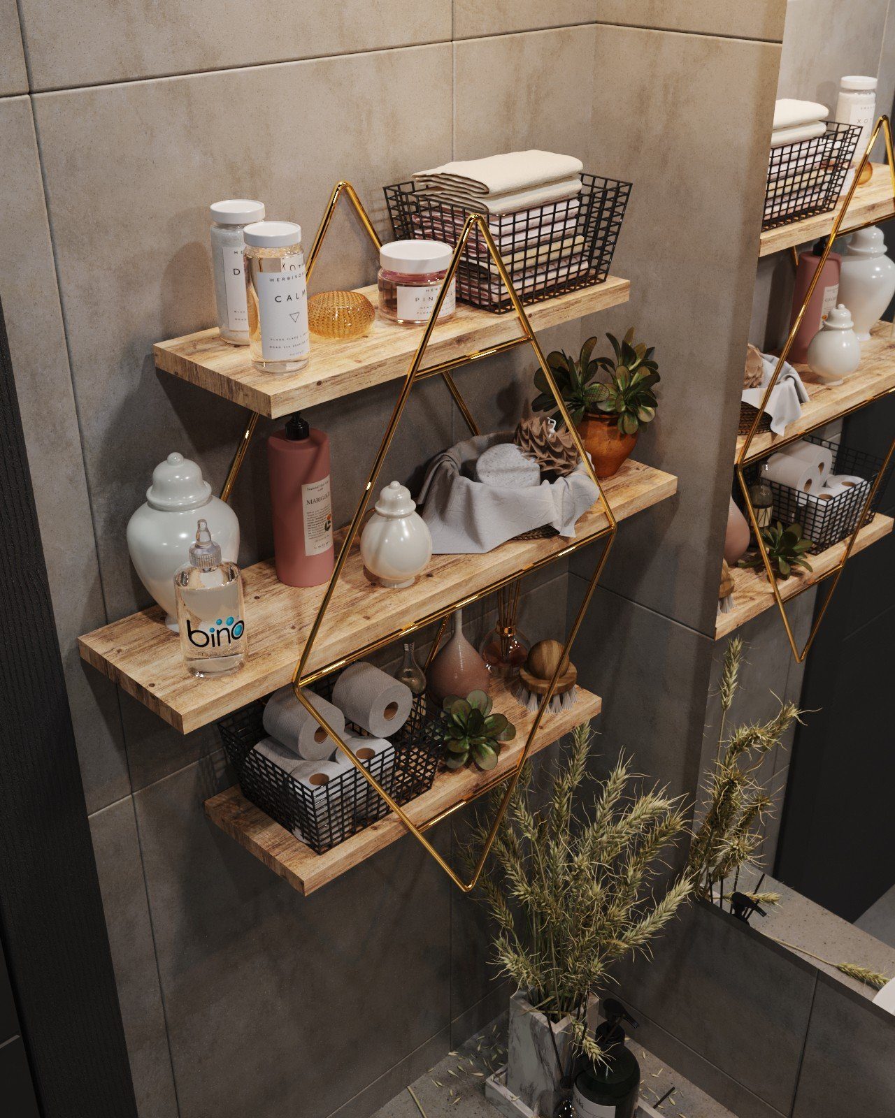 Skye Decor Wandregal 100% SOLID WOOD, günstig online kaufen