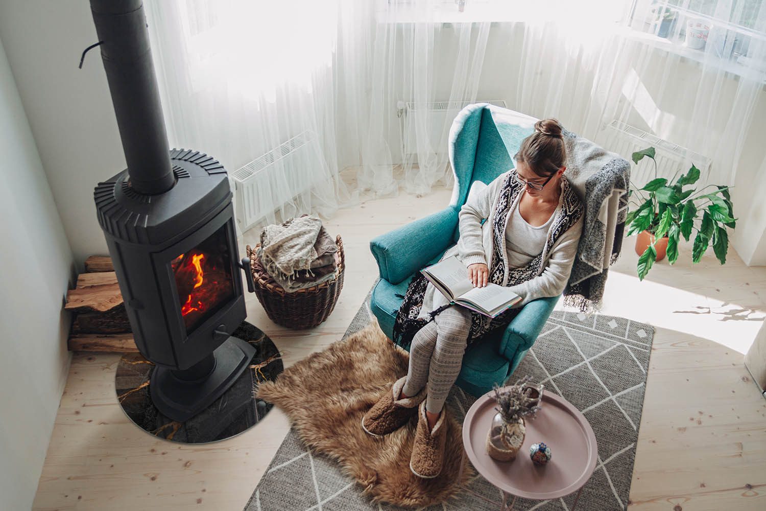 Tulup Bodenschutzplatte Schwarz Eleganter Marmor, Gehärtetem Glas Kaminöfen günstig online kaufen