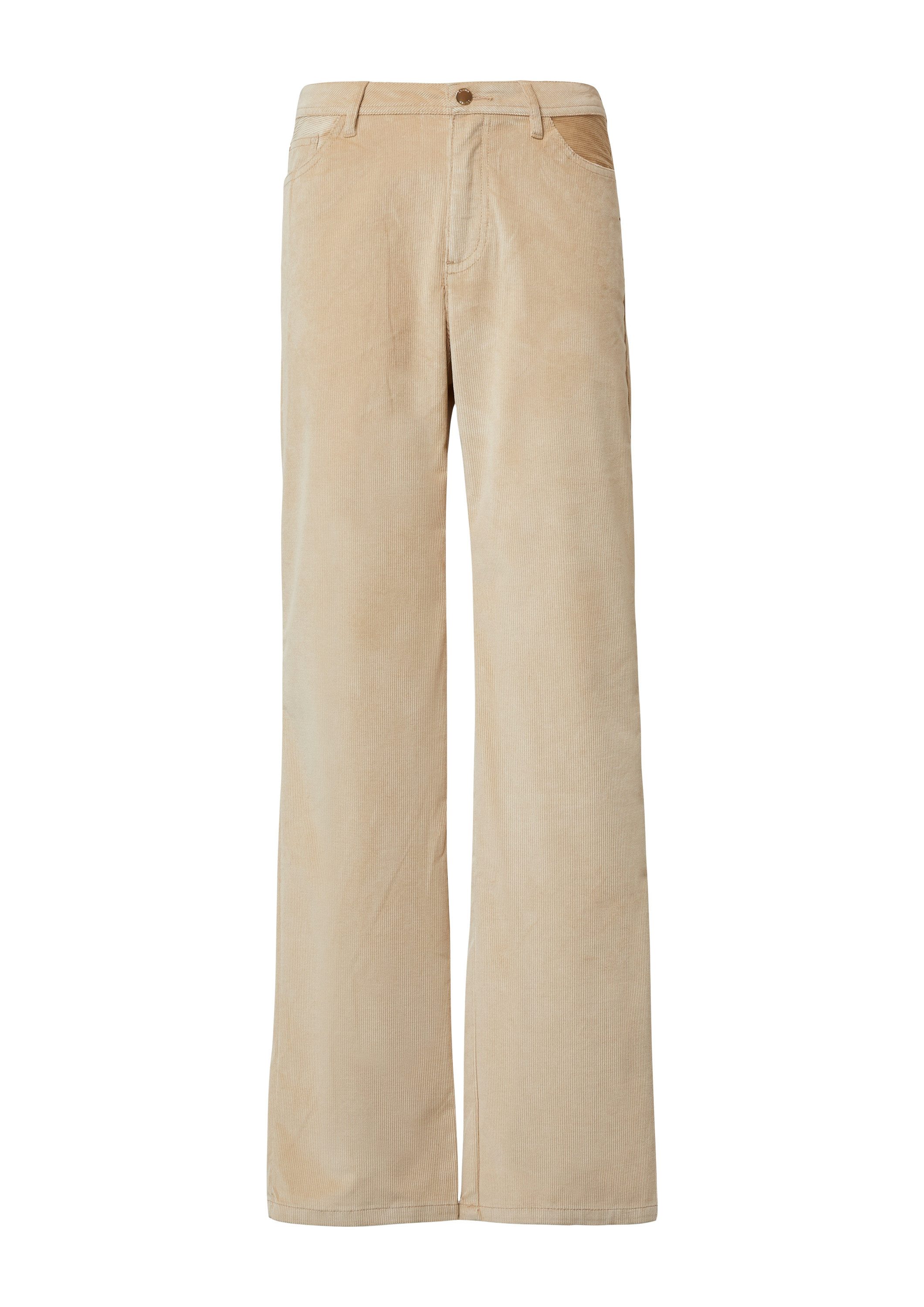 s.Oliver Chinos Hose Cordhose / Regular Fit / Mid Rise / Straight Leg günstig online kaufen