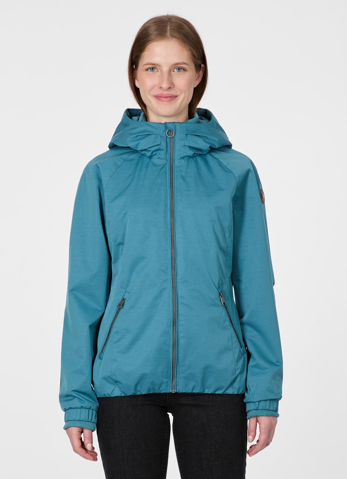 Ragwear Outdoorjacke DIZZIE Wasserabweisend mit Kordelzug am Saum und Reißverschlusstaschen