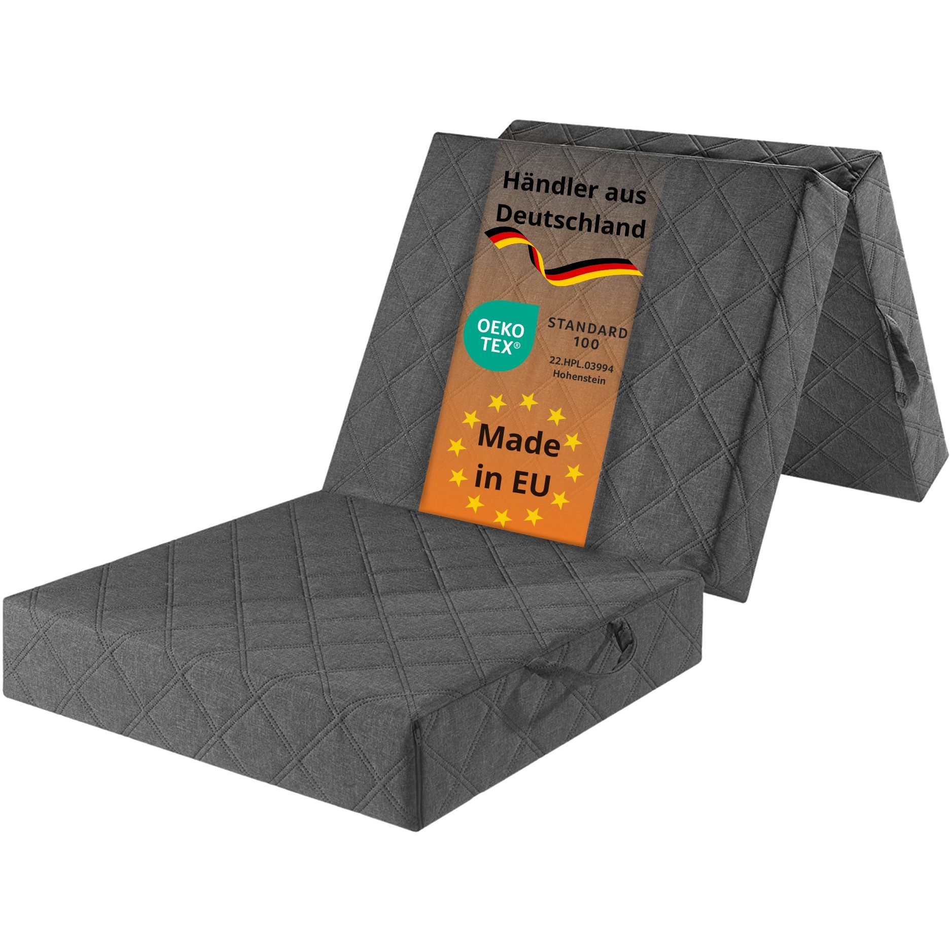 Klappmatratze, sleepling, 14 cm hoch, 75x195 cm, ohne Husse