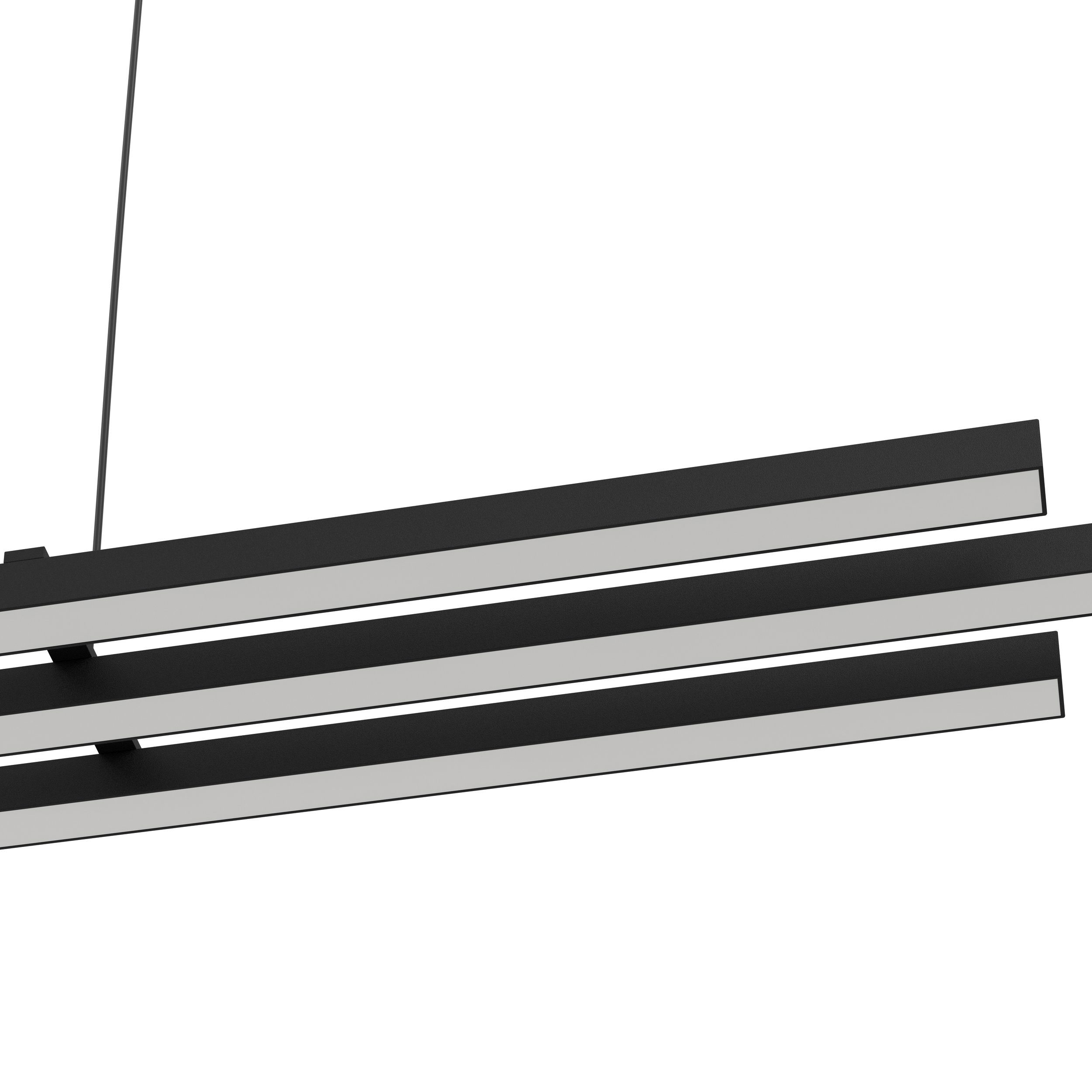 EGLO LED-Hängeleuchte Cannigiona, Leuchtmittel inklusive, Hängelampe, Hängeleuchte aus Stahl, Aluminium und Kunststoff