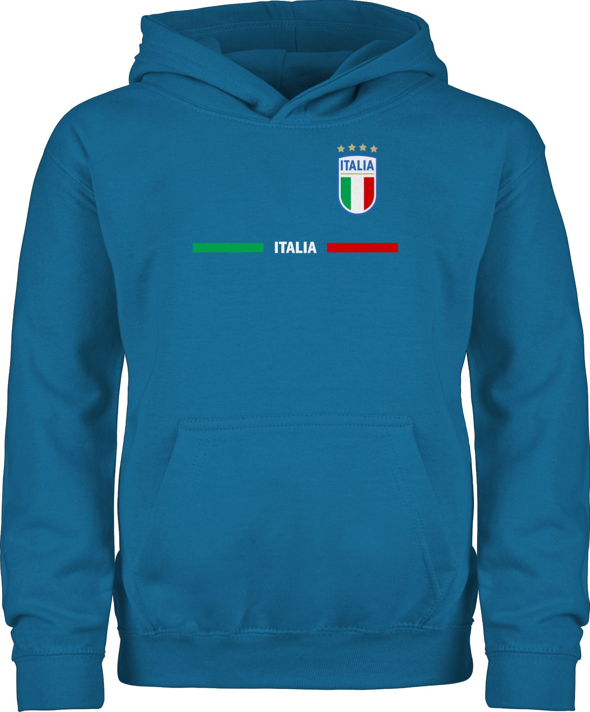 Shirtracer Hoodie Italien Trikot Wappen, Italia mit Stolz, Italienisches Fan-Motiv 2024 Fussball EM Fanartikel