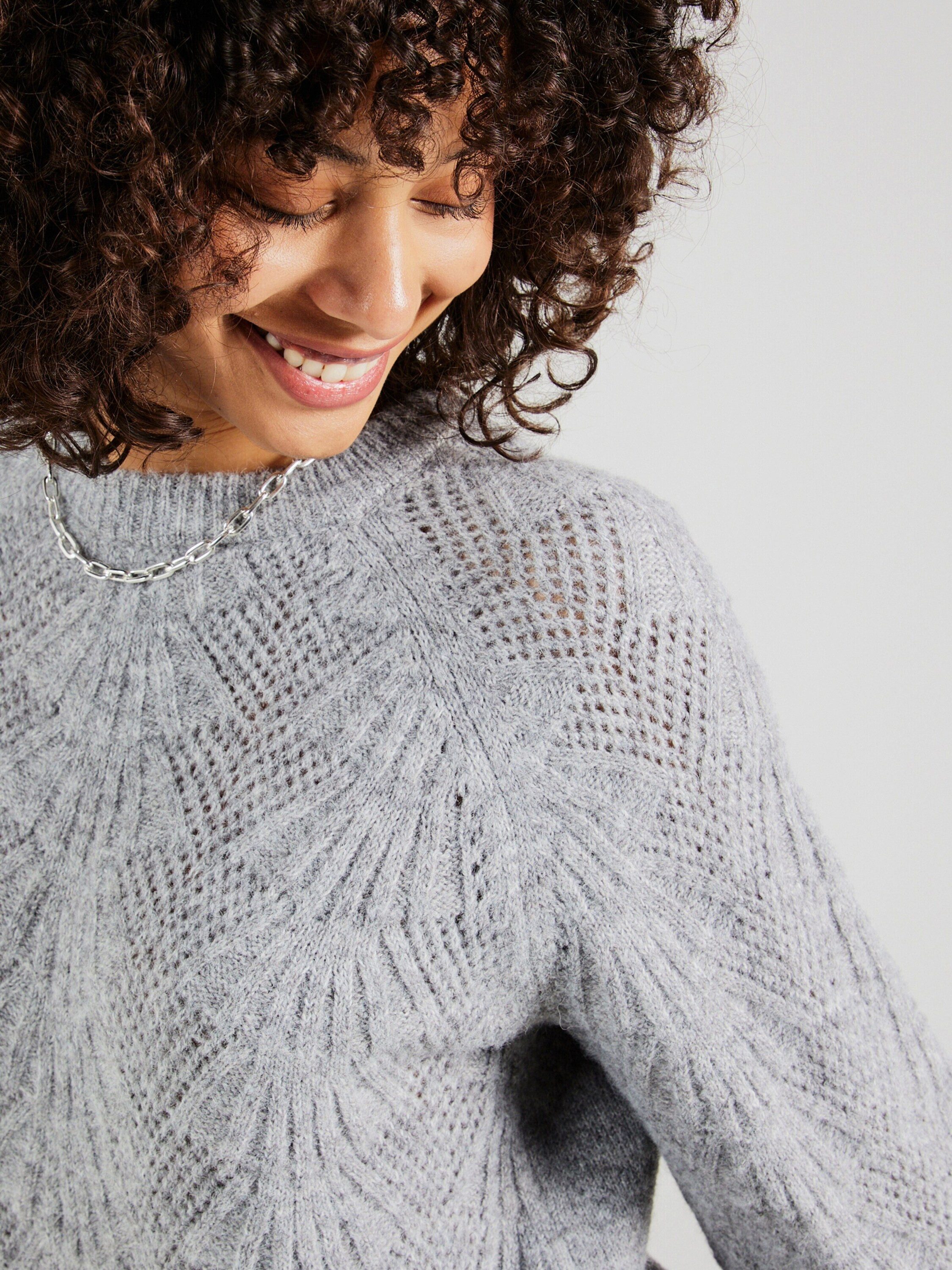 Object Strickpullover Flora (1-tlg) Lochmuster