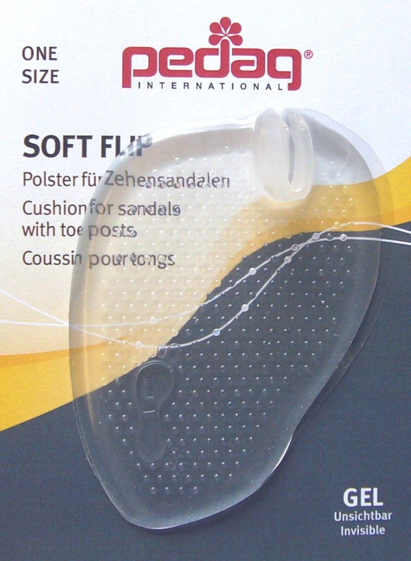 Pedag Gelpolster Soft Flip - weiches Gel-Polster für schmerzfreies Gehen in Flip Flops (1-tlg)