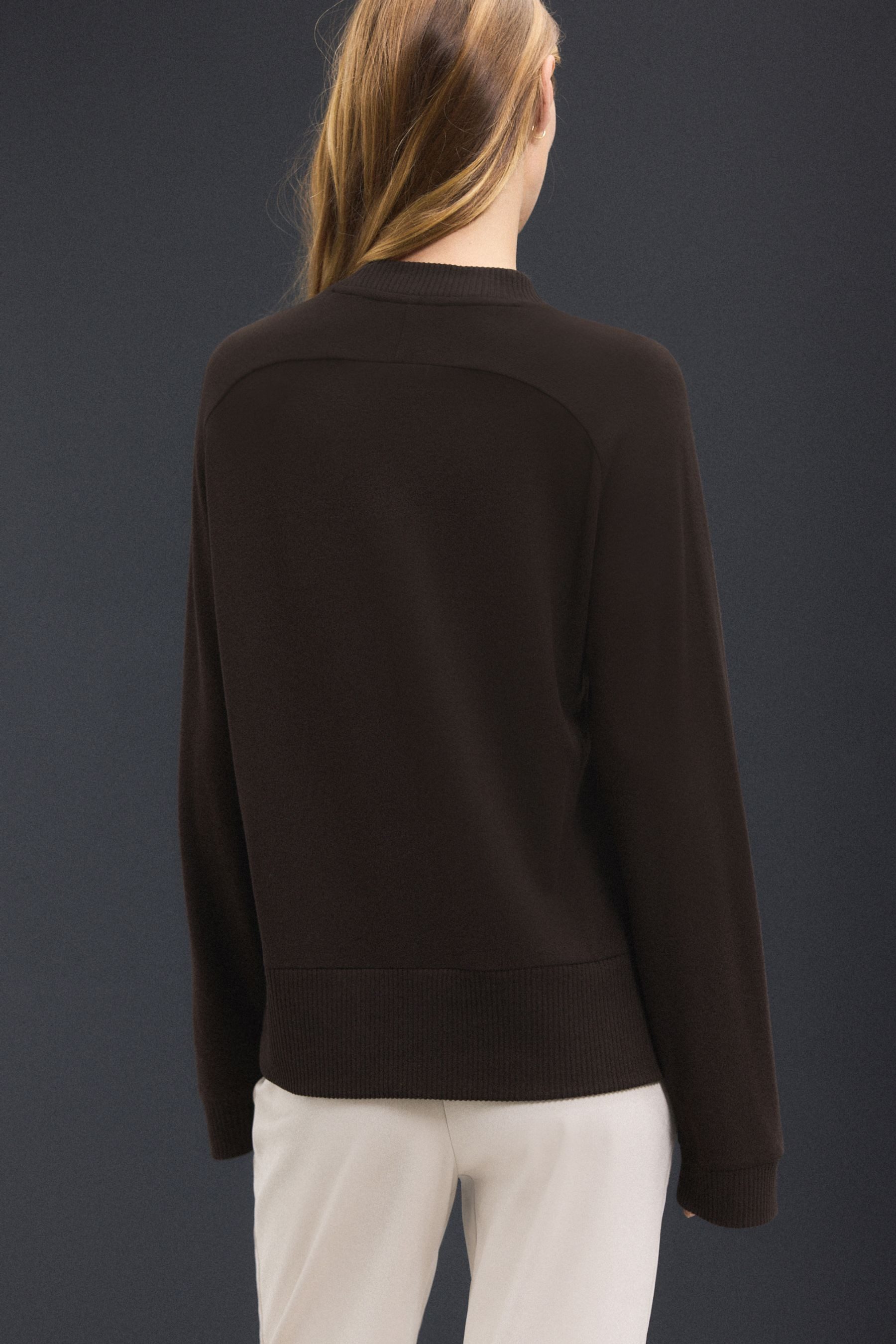 Next Strickpullover Weicher langärmeliger Pullover mit Rundhals (1-tlg) günstig online kaufen