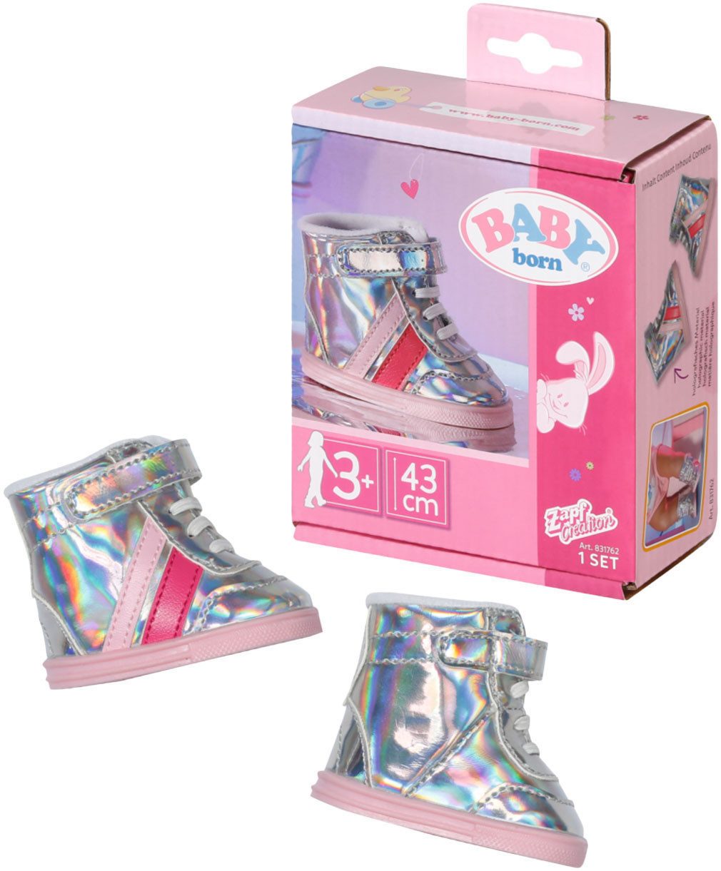 Baby Born Puppenkleidung Sneakers silber, 43 cm günstig online kaufen
