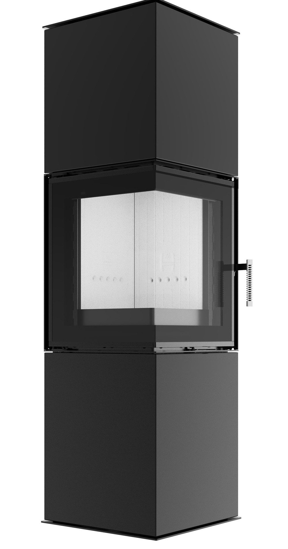 Hitze Kaminofen Eck-Kaminofen Hitze GABI, raumluftunabh. -6,5kW, 6,5 kW