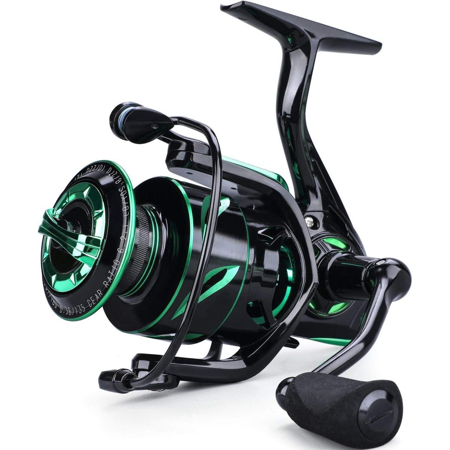 Spinnrolle Spinning Angelrolle 6,2:1 Leichtgewicht Hochgeschwindigkeit 12+1 BB