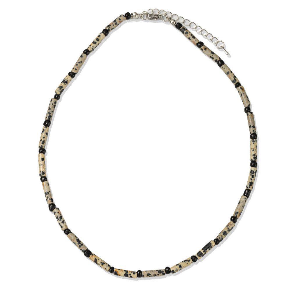 Collier Schmuck Geschenk Edelstahl Halsschmuck Halskette Edelstein