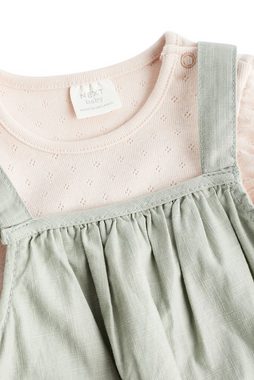 Next Shirt & Hose Kurzarmoberteil und Latzhose für Babys im Set (2-tlg)