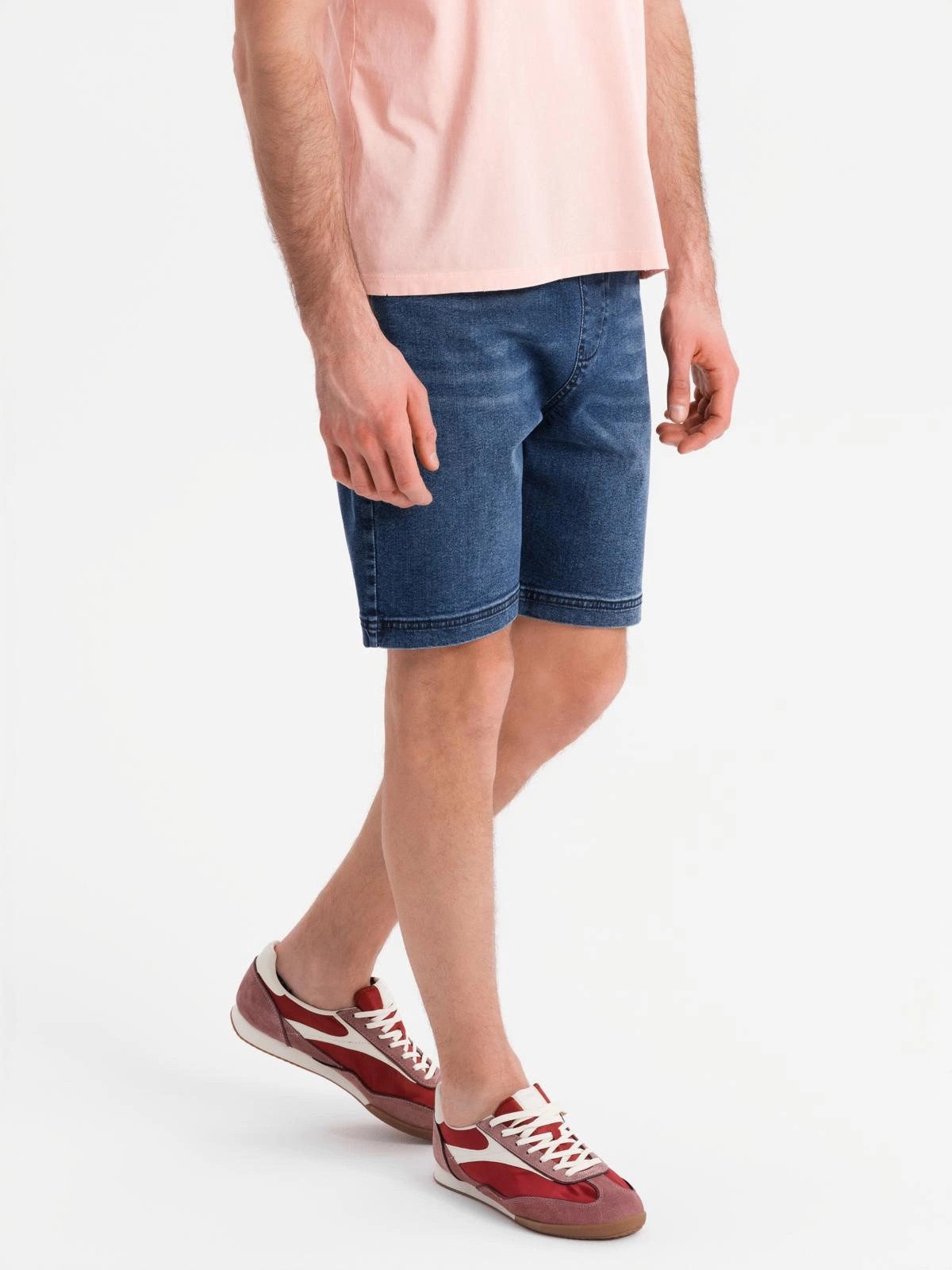 OMBRE Jeansshorts Herrenshorts mit elastischem Bund günstig online kaufen