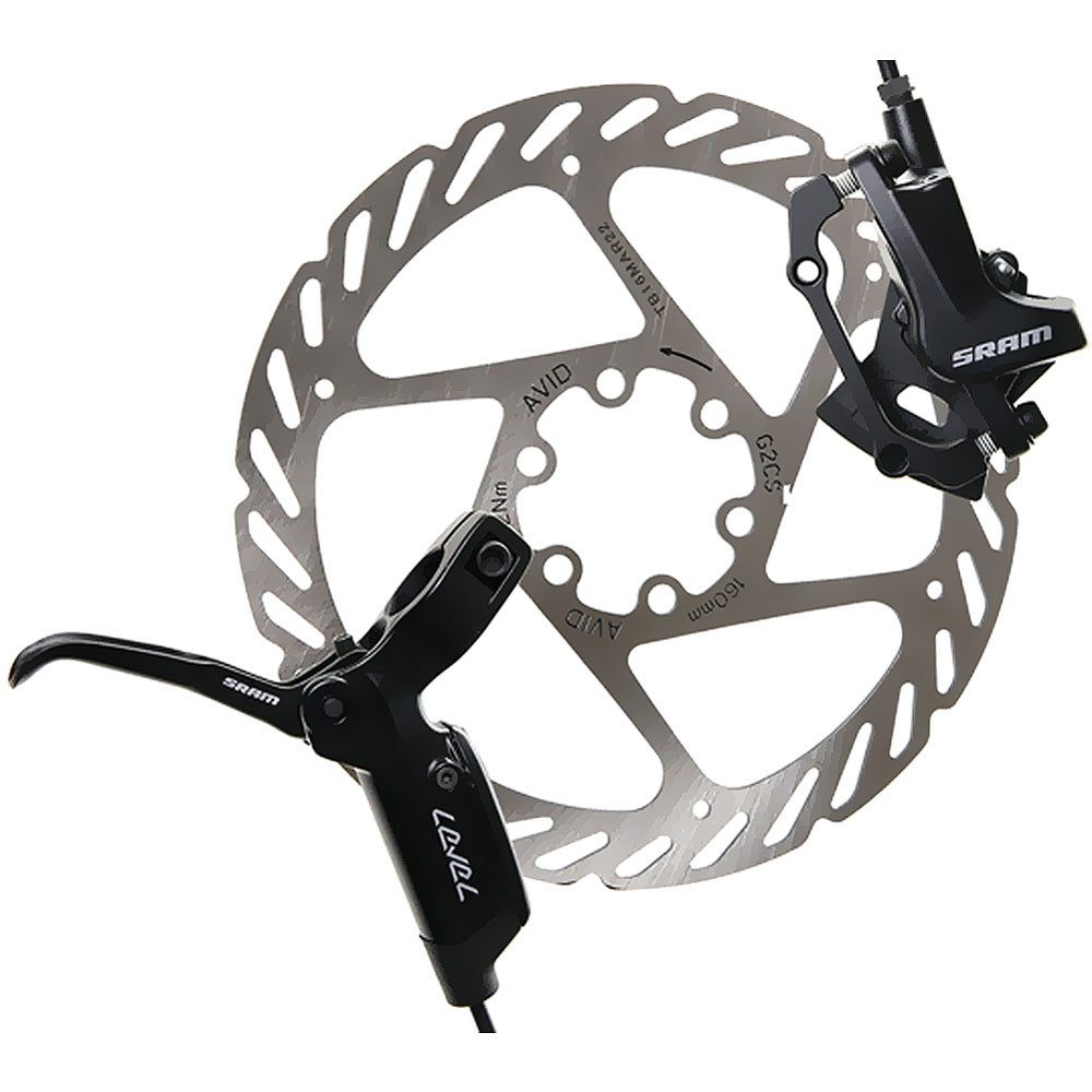 Scheibenbremse Sram Scheibenbremse Level hinten 160mm schwarz 00.5018.106.003 Fahrrad