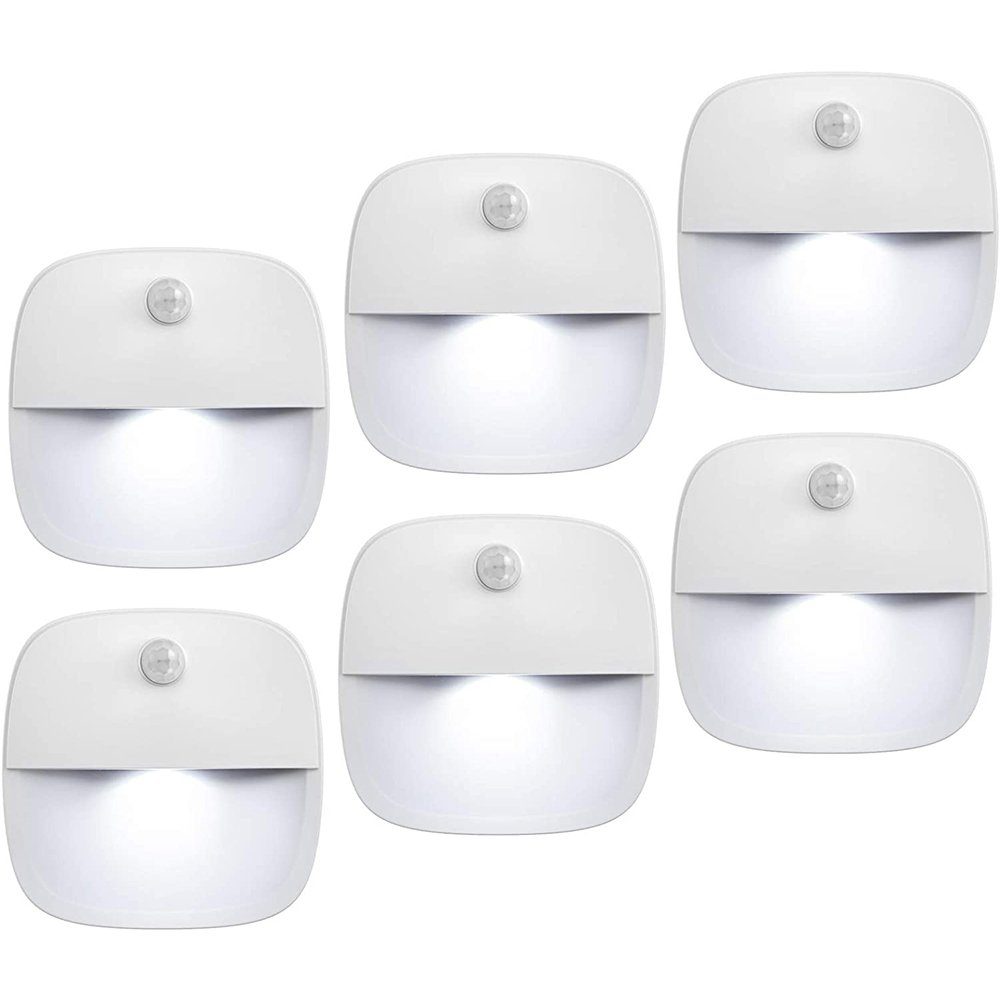 Rosnek LED Nachtlicht Aufkleber, Bewegungsmelder, für Treppen Flur Schlafzi günstig online kaufen