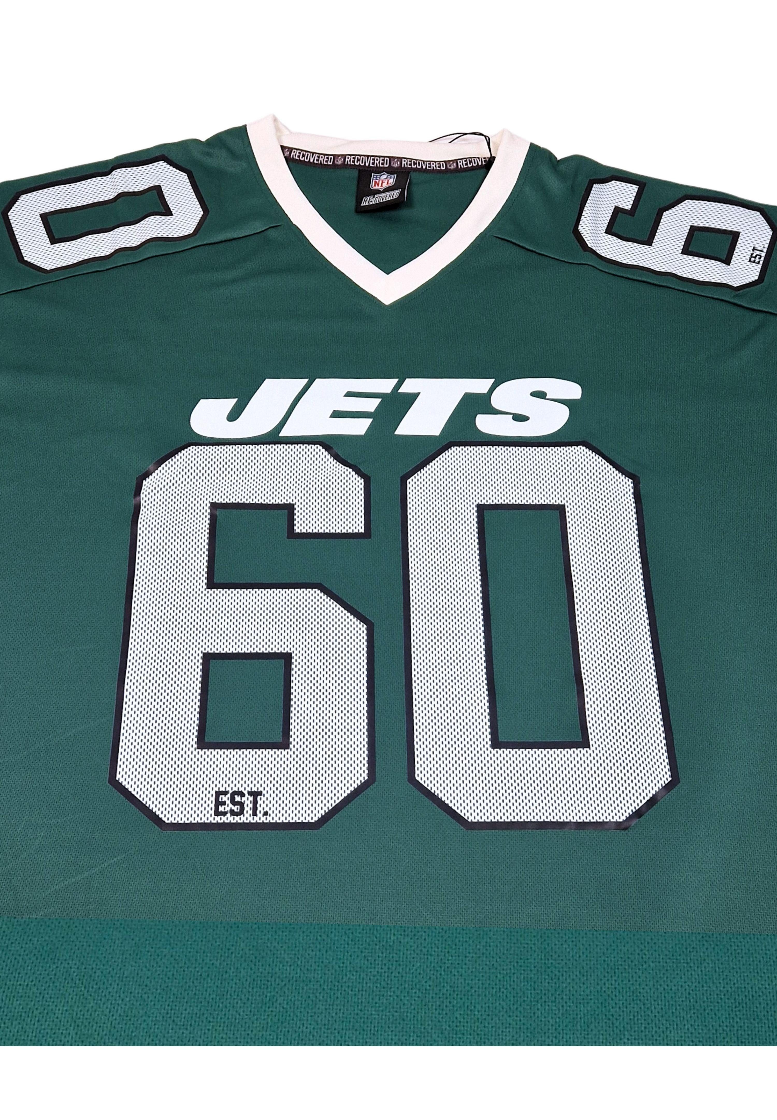 Recovered T-Shirt New York Jets NFL Mesh Oversized Top Jersey Trikot Grün Recovered (1-tlg)